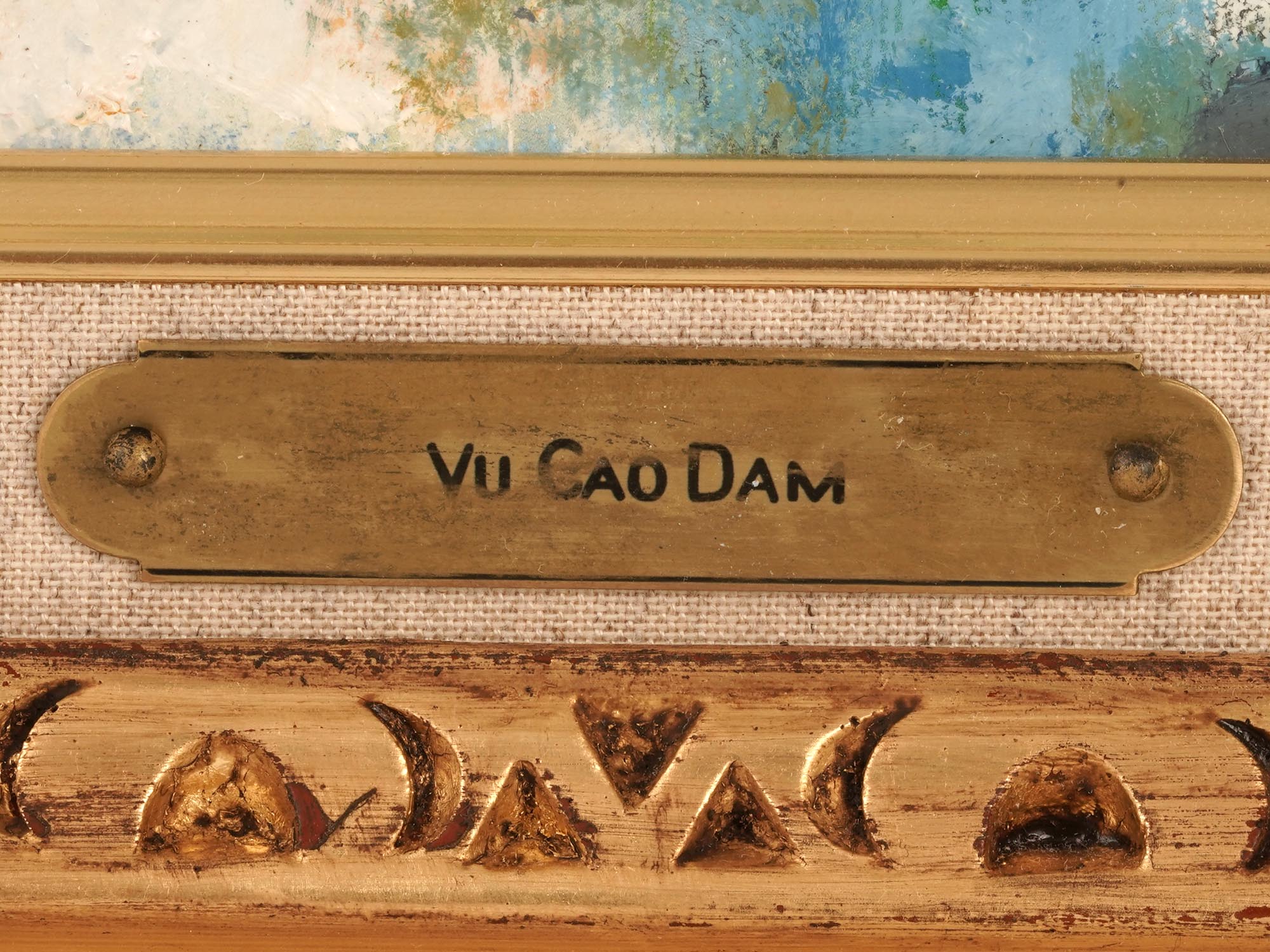 VIETNAMESE PORTRAIT OIL PAINTING BY VU CAO DAM PIC-2