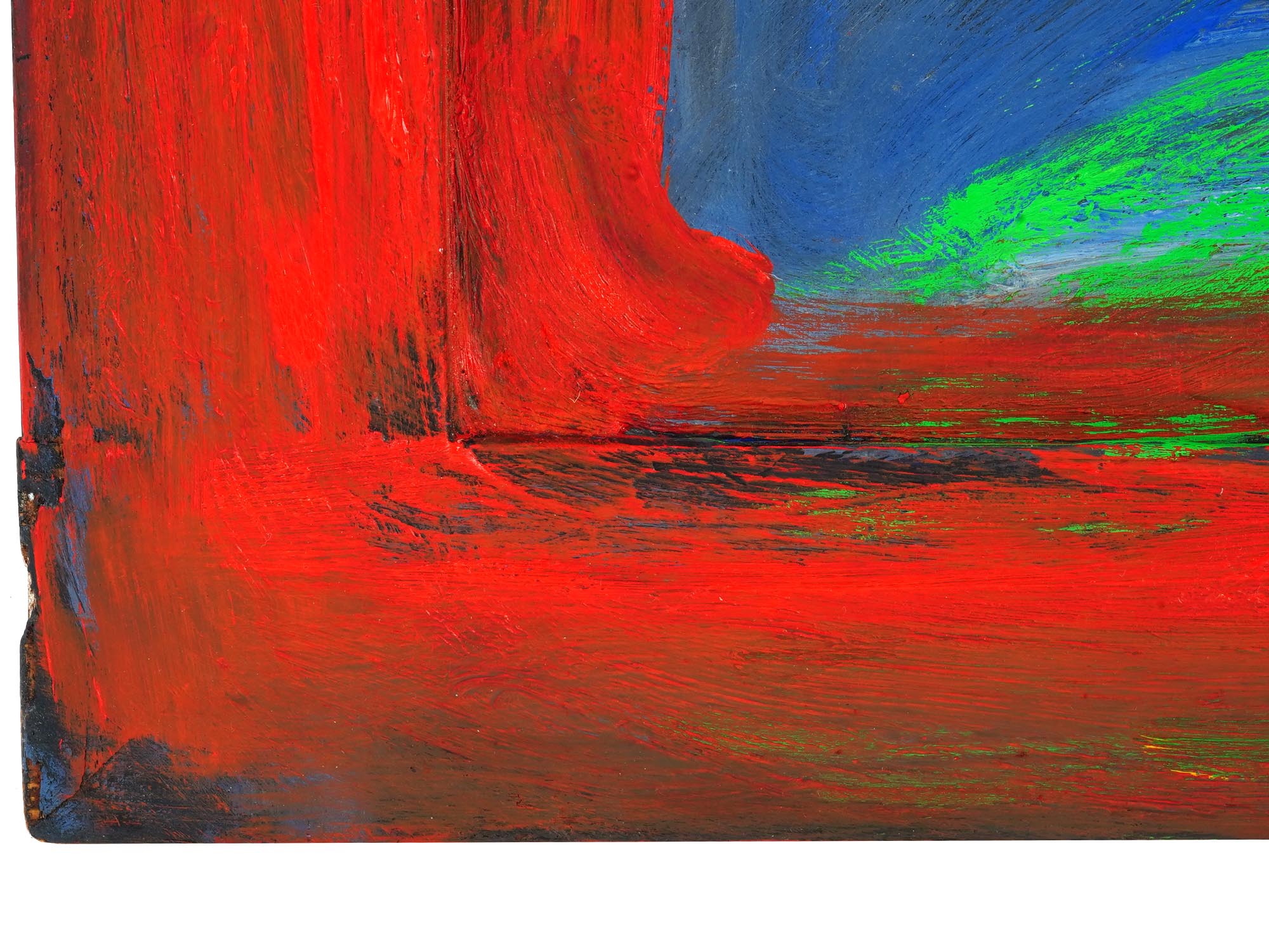 ABSTRACT BRITISH OIL PAINTING BY HOWARD HODGKIN PIC-3