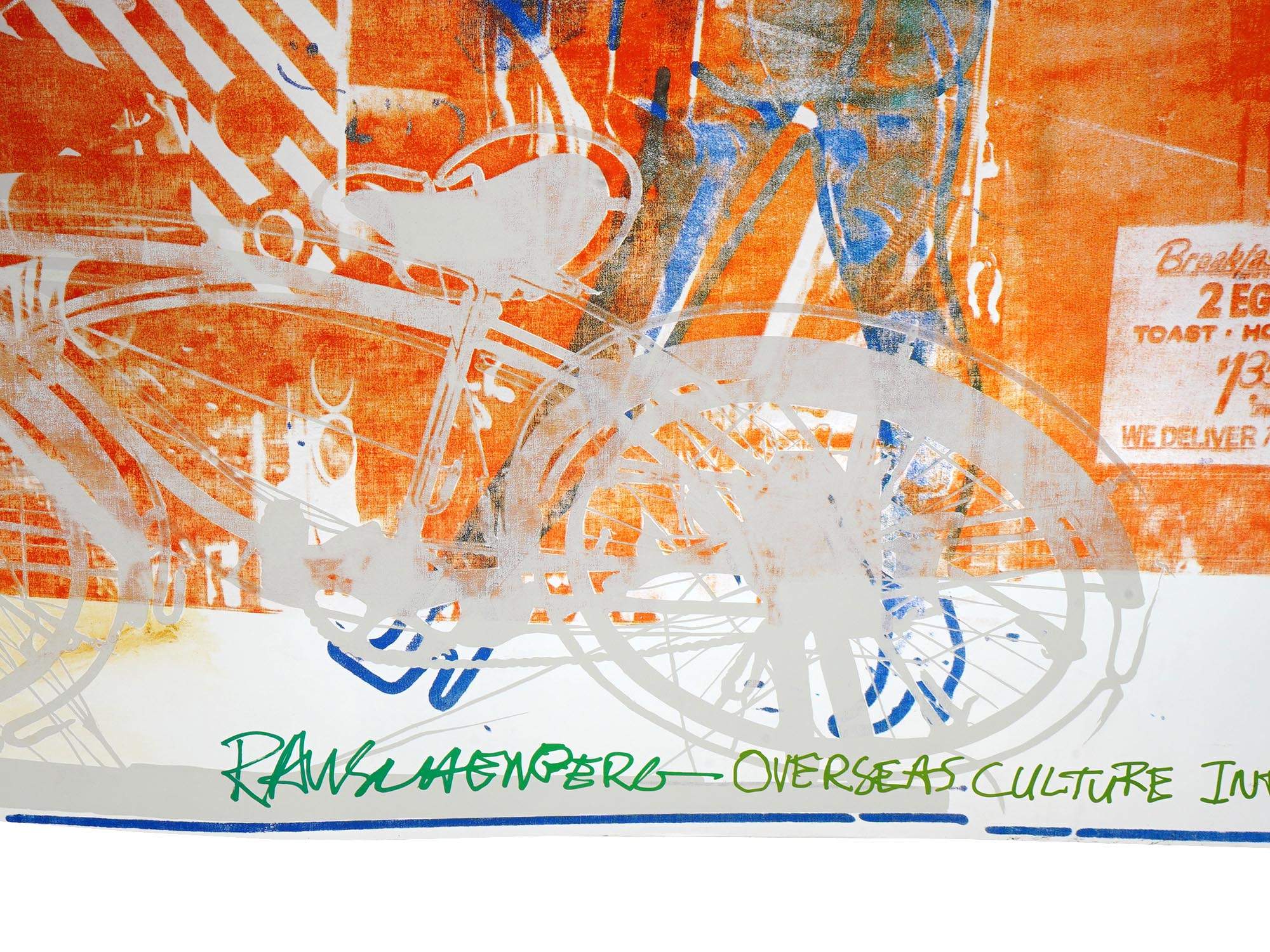 1991 ROBERT RAUSCHENBERG EXHIBITION FOIL POSTER PIC-3