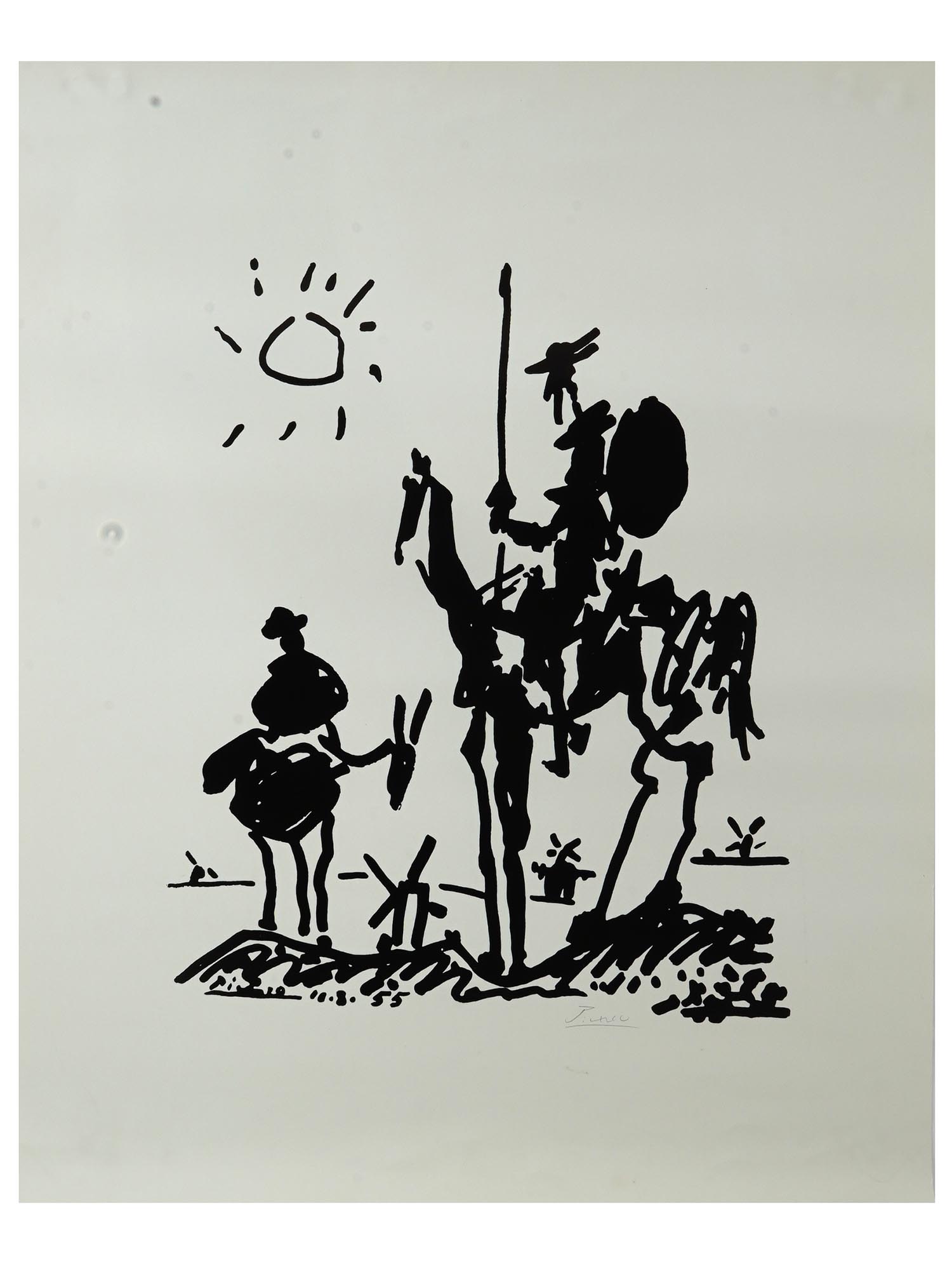 SPANISH DON QUIXOTE LITHOGRAPH AFTER PABLO PICASSO PIC-0