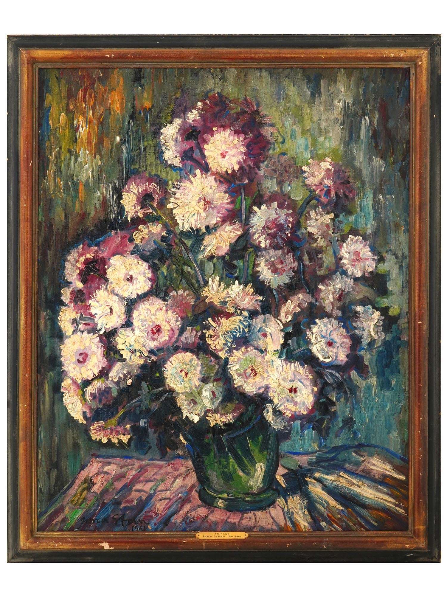 SOUTH AFRICAN STILL LIFE PAINTING BY IRMA STERN FRAMED PIC-0