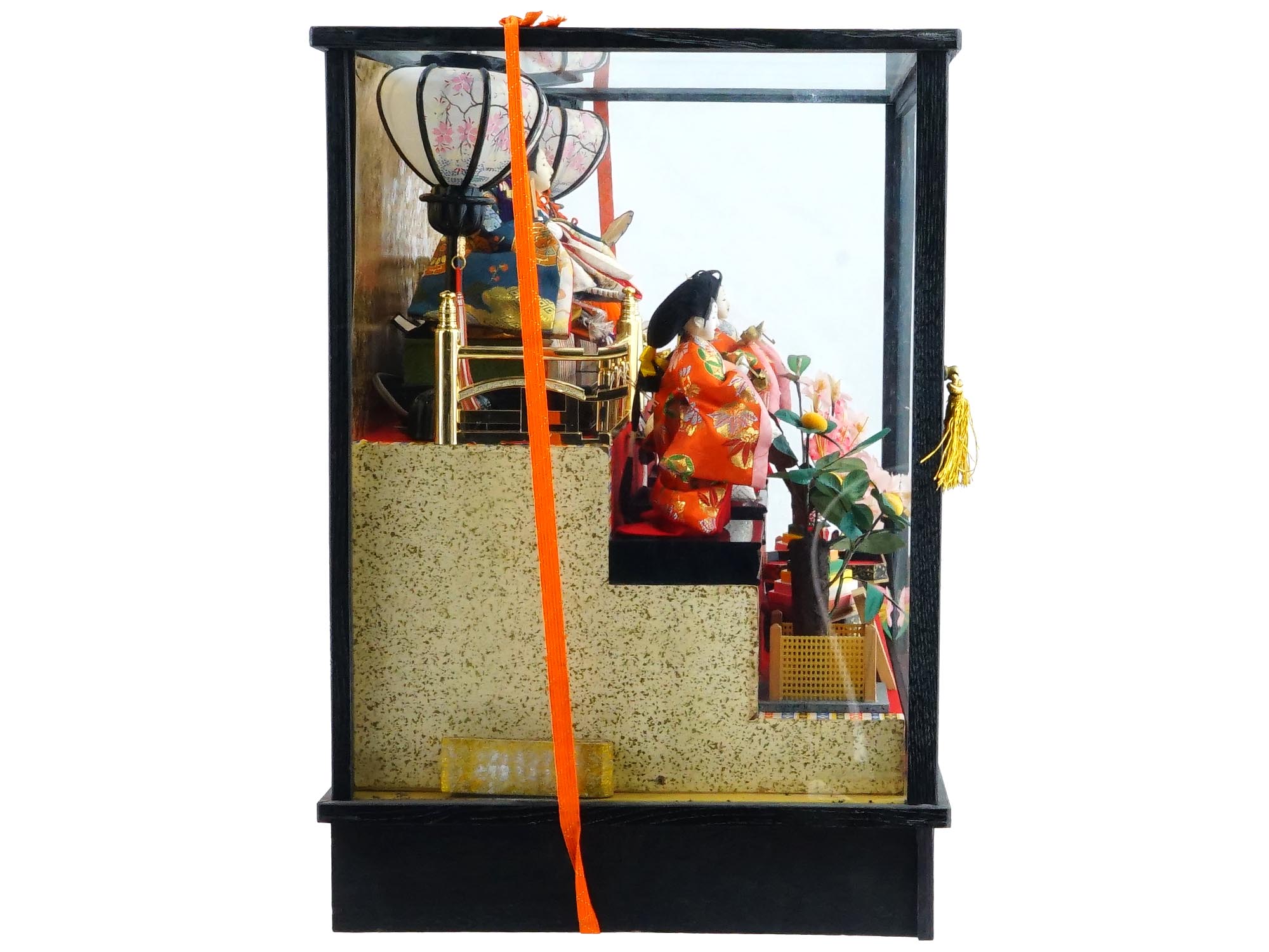 JAPANESE HINAMATSURI DOLL IMPERIAL CORONATION DIORAMA PIC-2