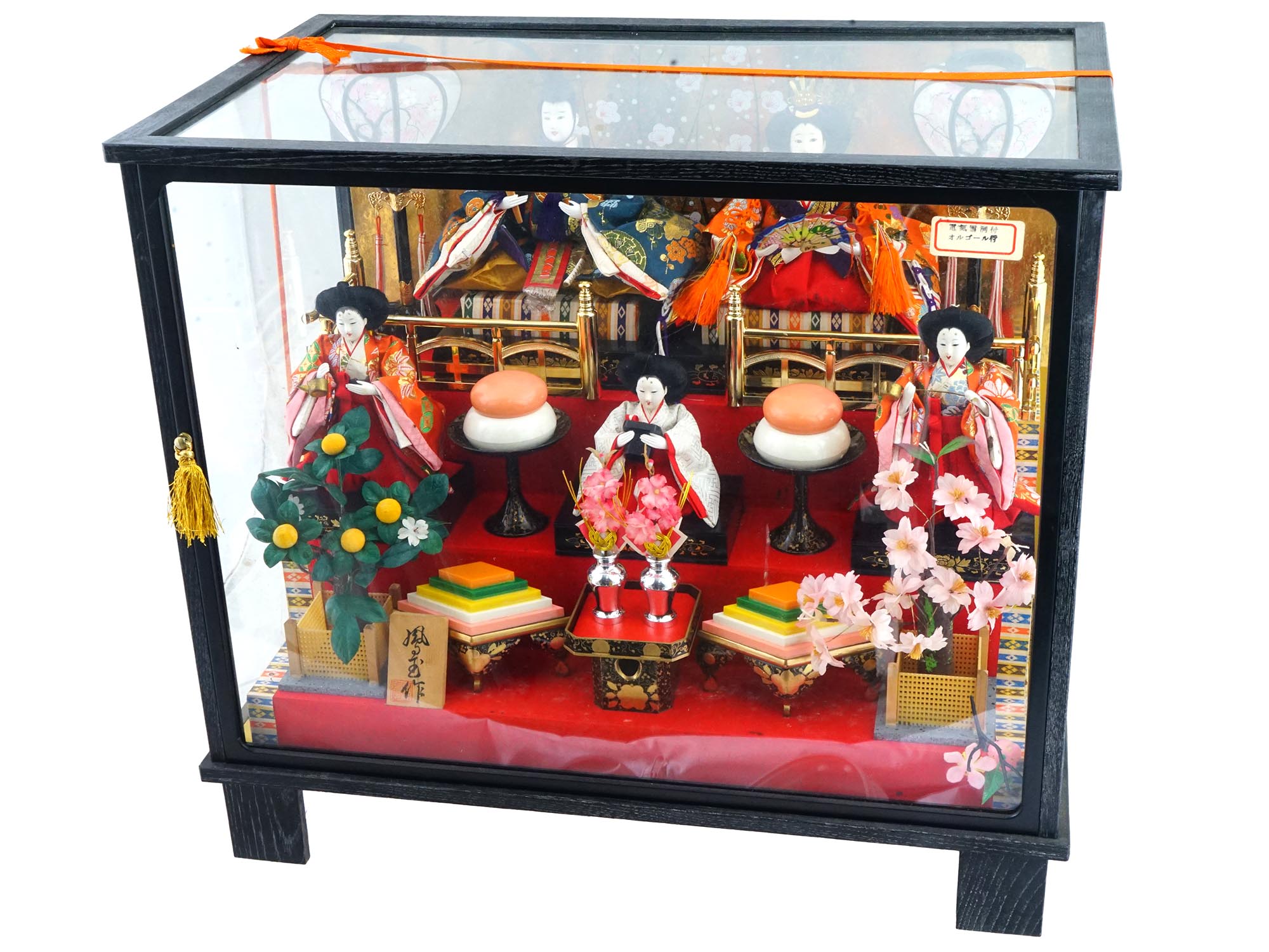 JAPANESE HINAMATSURI DOLL IMPERIAL CORONATION DIORAMA PIC-0