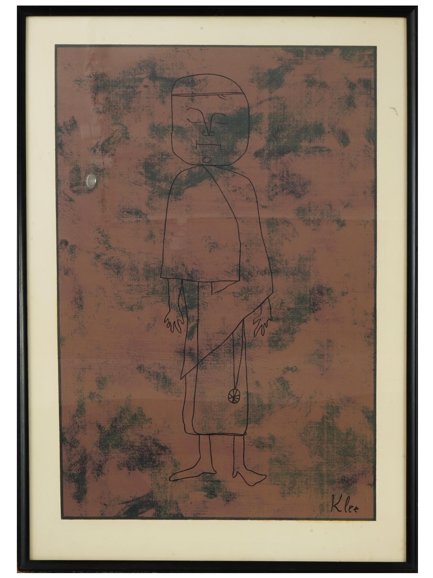 EXPRESSIONIST SWISS GERMAN LITHOGRAPH BY PAUL KLEE PIC-0