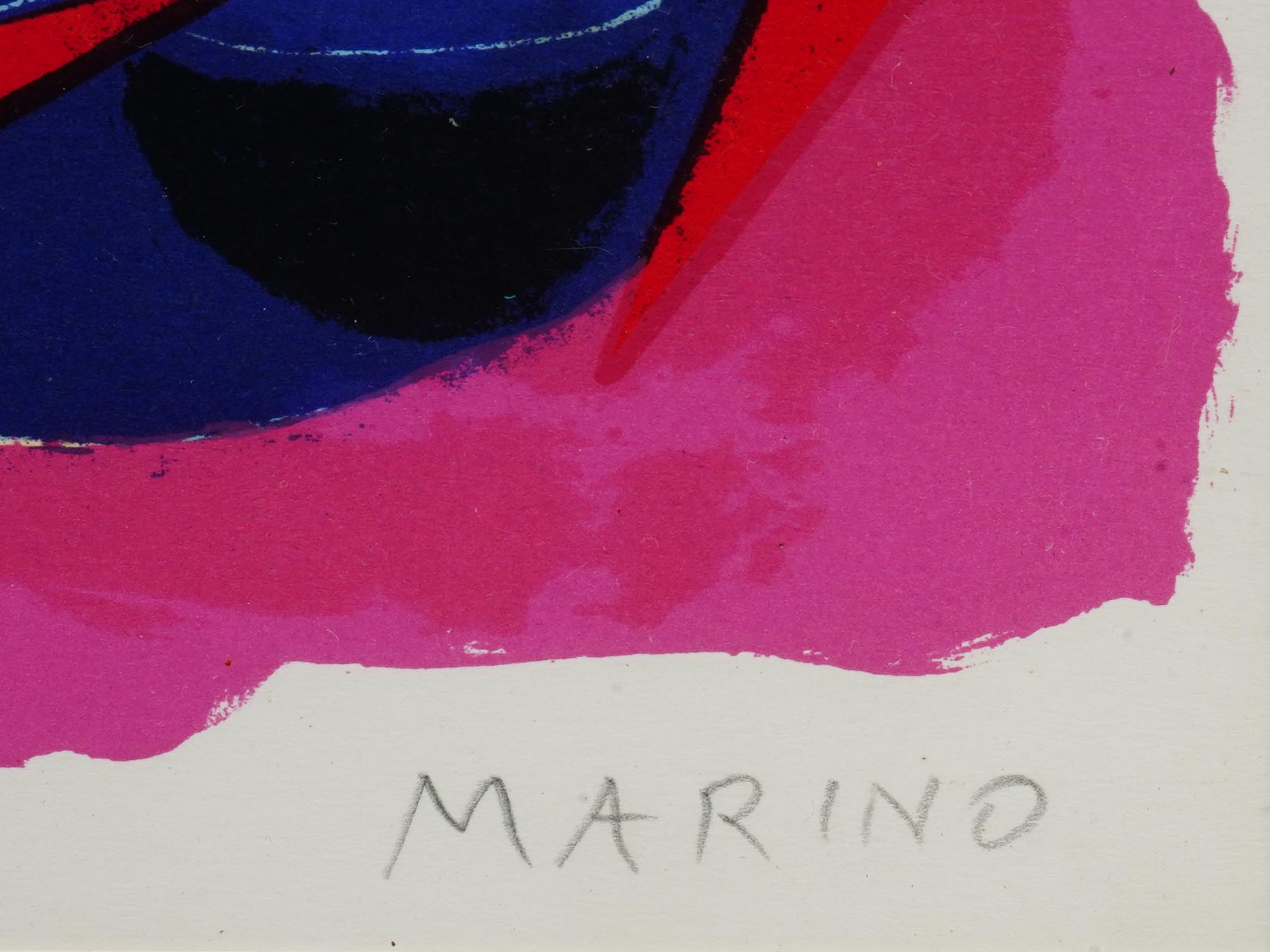 ABSTRACT ITALIAN COLOR LITHOGRAPH BY MARINO MARINI PIC-3