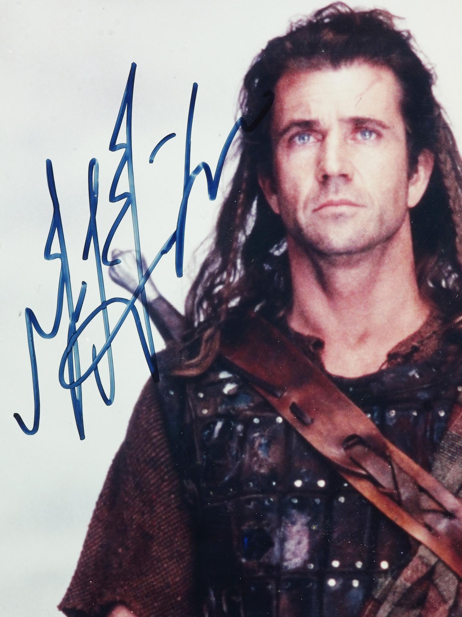 ORIGINAL AUTOGRAPH OF MEL GIBSON BRAVEHEART W COA PIC-2