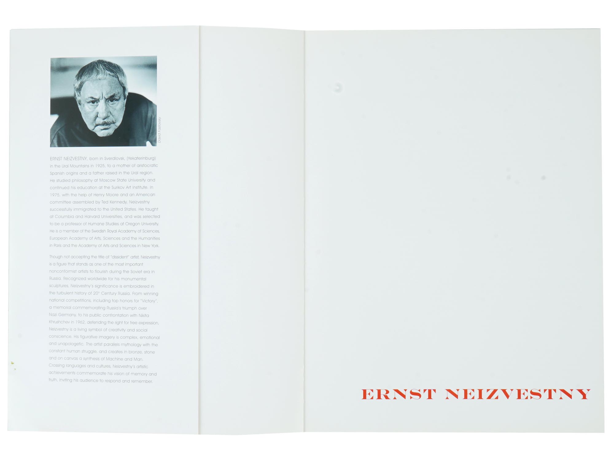 COLLECTION OF THREE BOOKS ABOUT ERNST NEIZVESTNY PIC-2