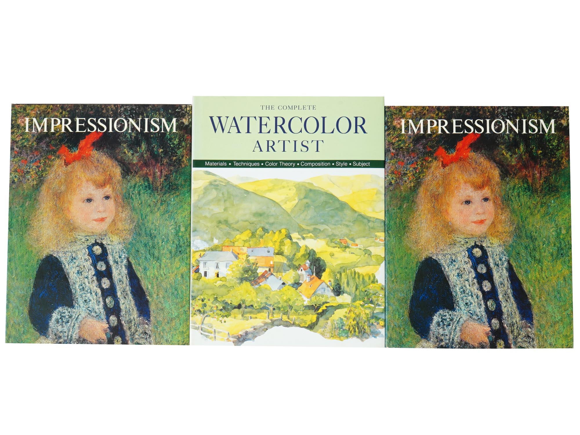 BOOKS IMPRESSIONISM 1977 WATERCOLOR ARTIST 1994 PIC-0