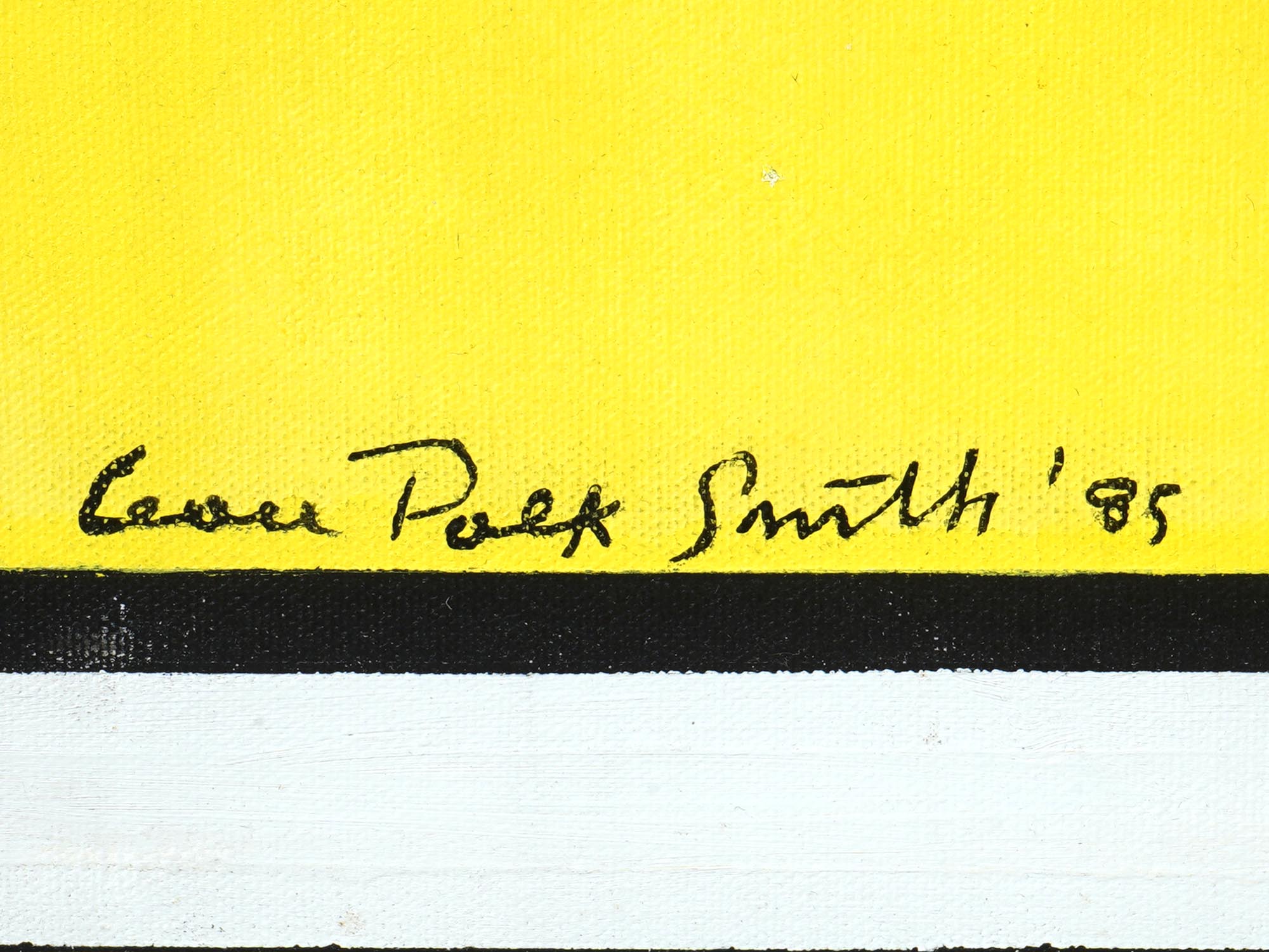 LEON POLK SMITH ABSTRACT AMERICAN ACRYLIC PAINTING PIC-2