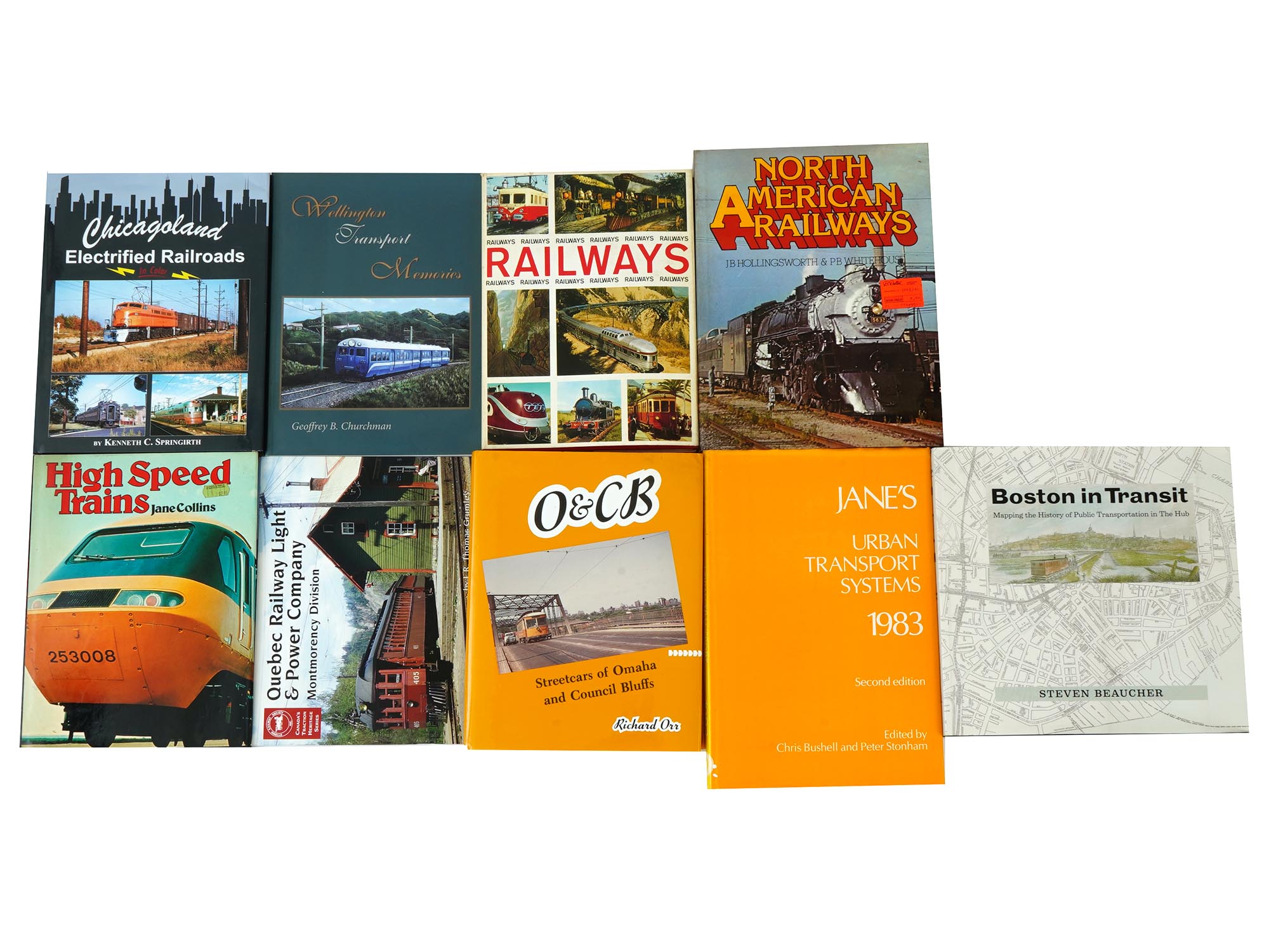 COLLECTION OF 9 BOOKS URBAN PUBLIC TRANSPORT PIC-0