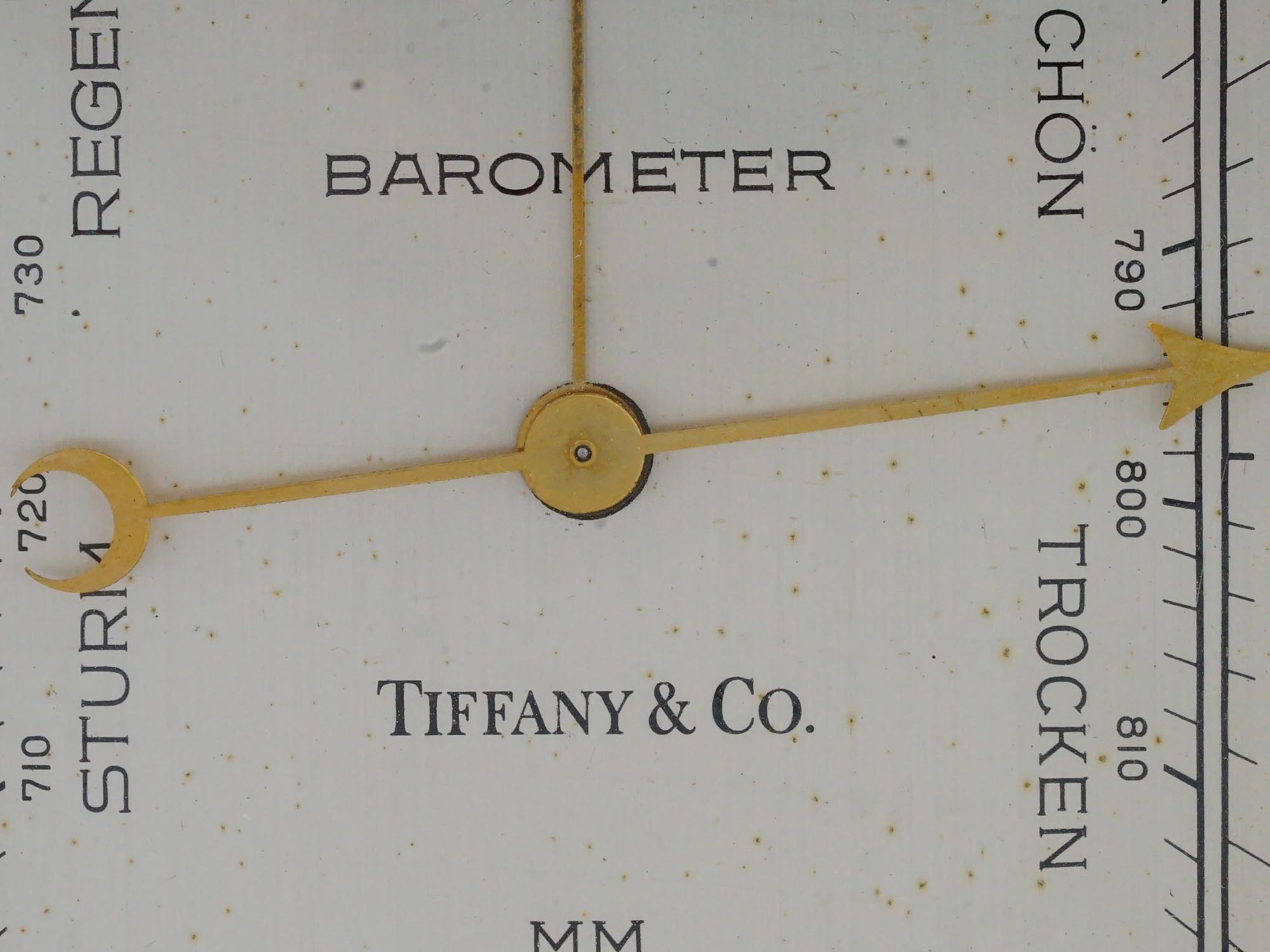 VINTAGE TIFFANY AND CO DESKTOP WEATHER STATION PIC-9