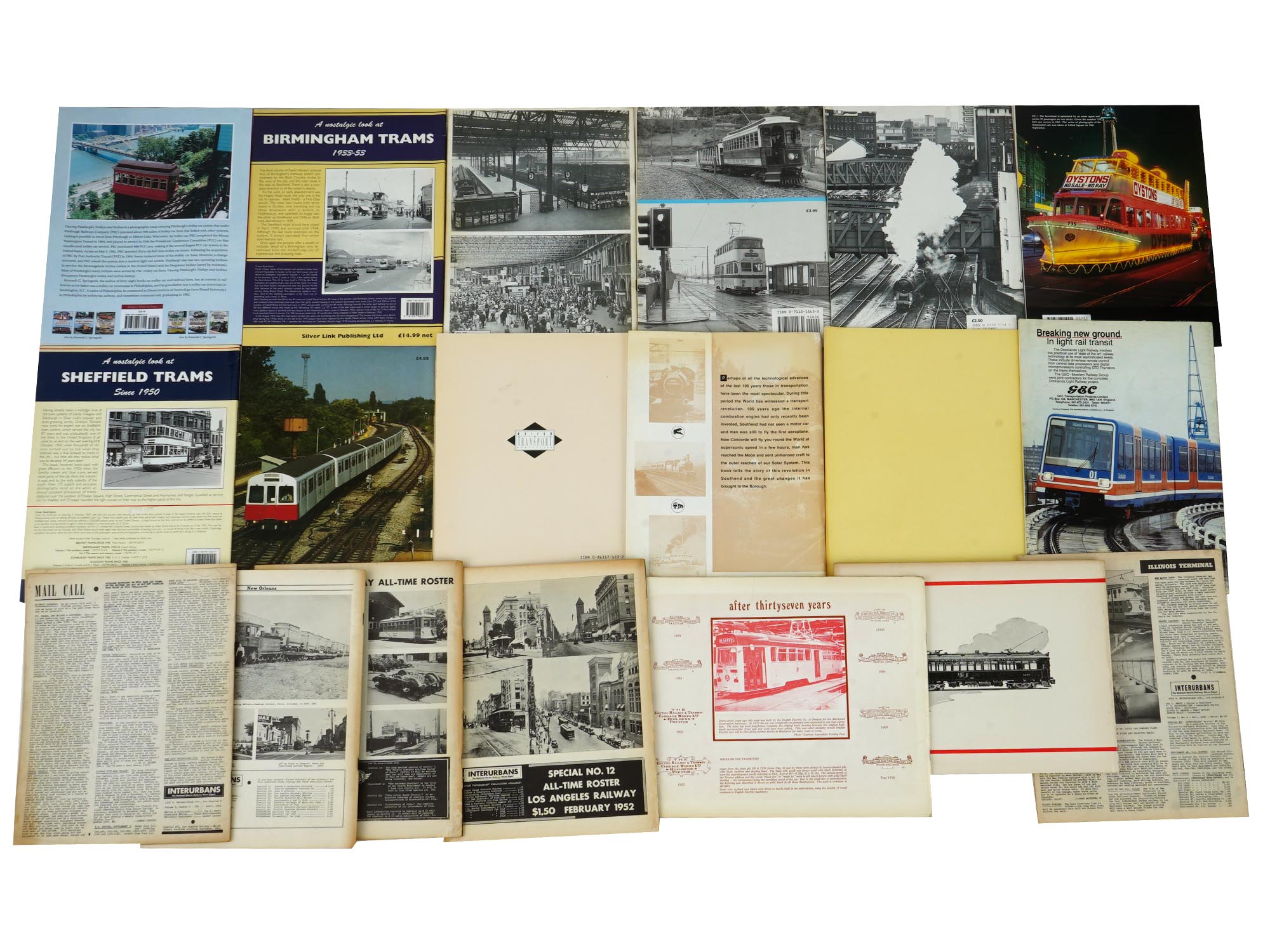 LOT AMERICAN ENGLISH RAILWAY TRANSPORT MAGAZINE ALBUMS PIC-1