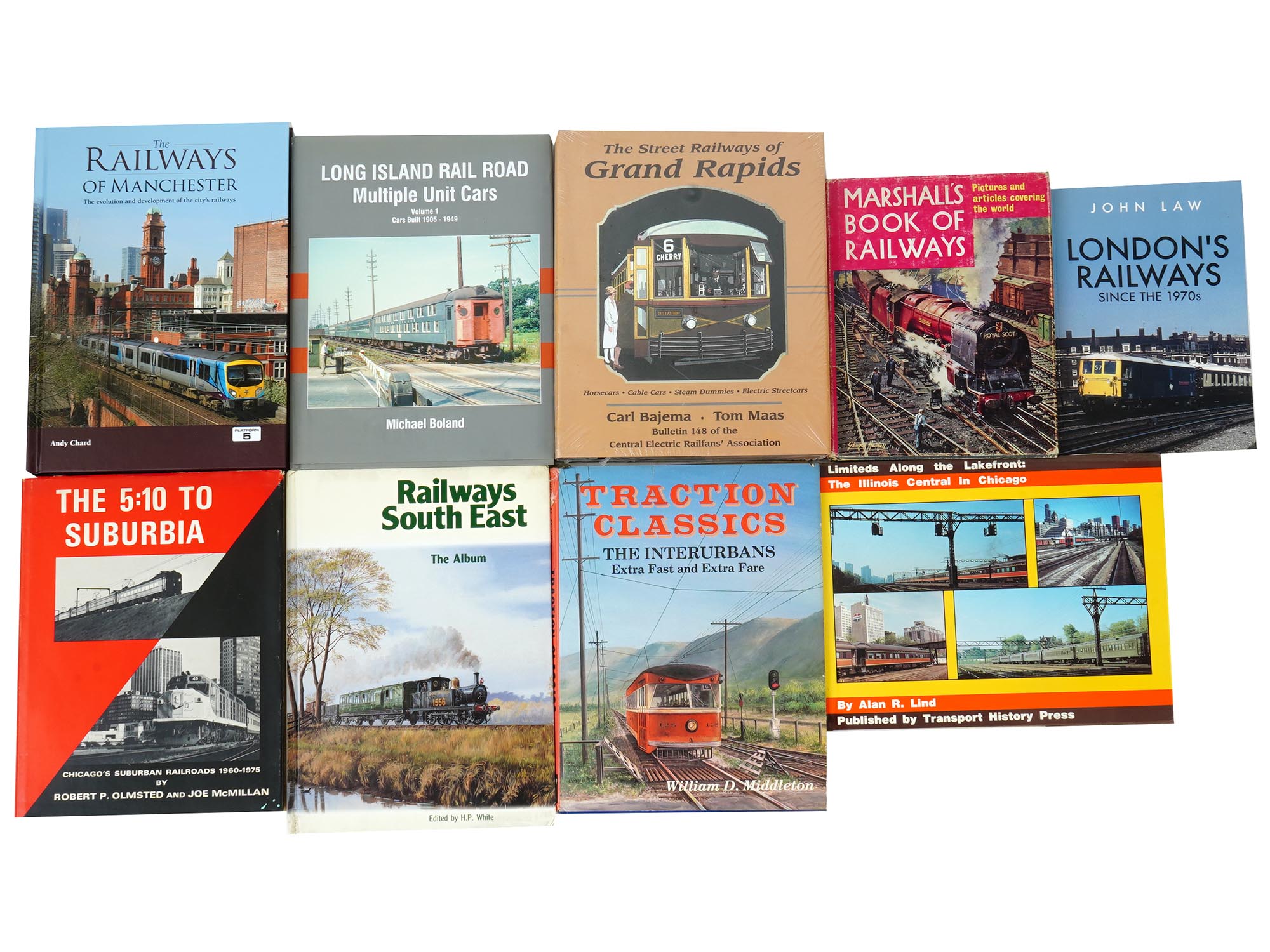 LOT AMERICAN ENGLISH RAILWAY TRANSPORT BOOKS ALBUMS PIC-0