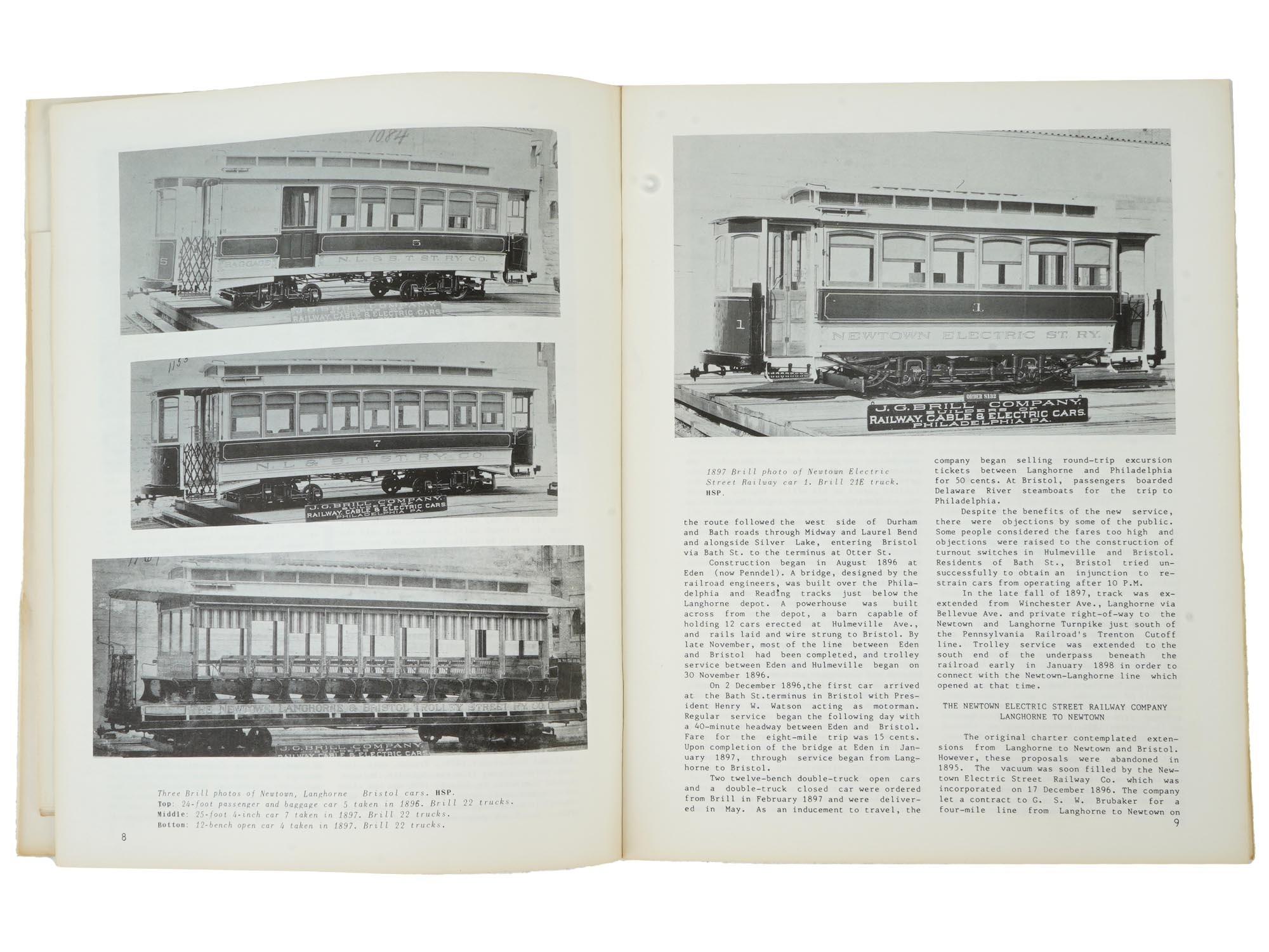 VINTAGE BOOKS ABOUT AMERICAN STREET RAILWAYS PIC-10