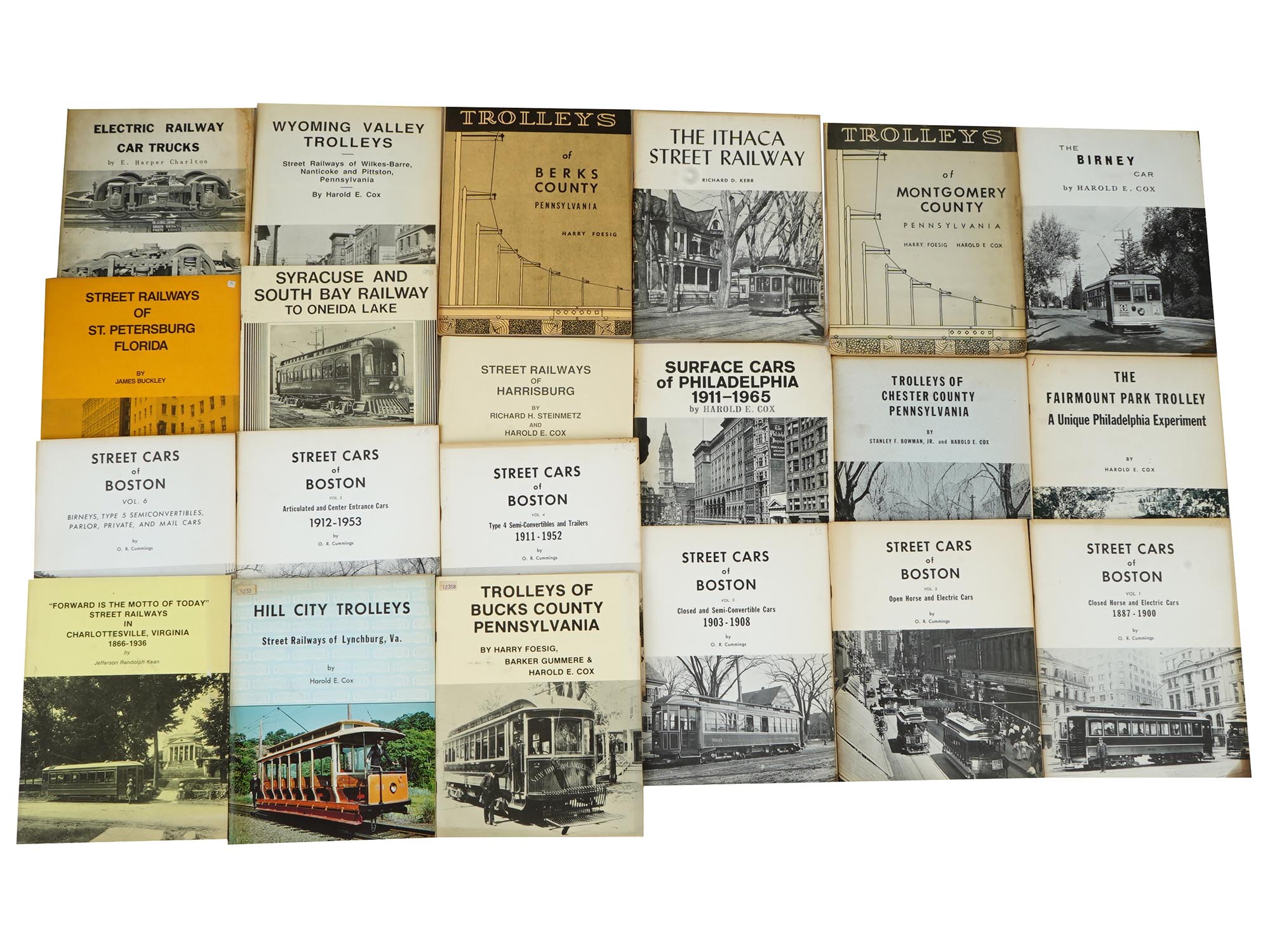 VINTAGE BOOKS ABOUT AMERICAN STREET RAILWAYS PIC-0
