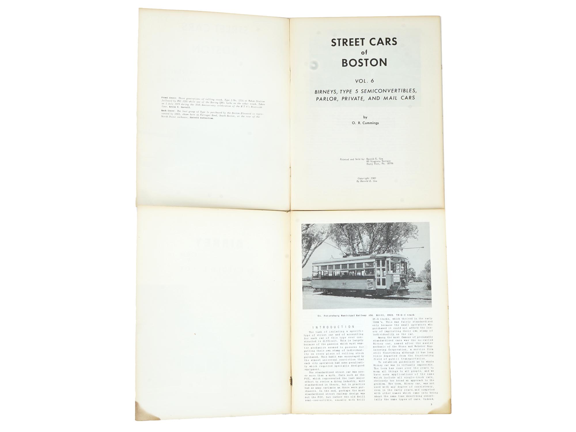 VINTAGE BOOKS ABOUT AMERICAN STREET RAILWAYS PIC-1