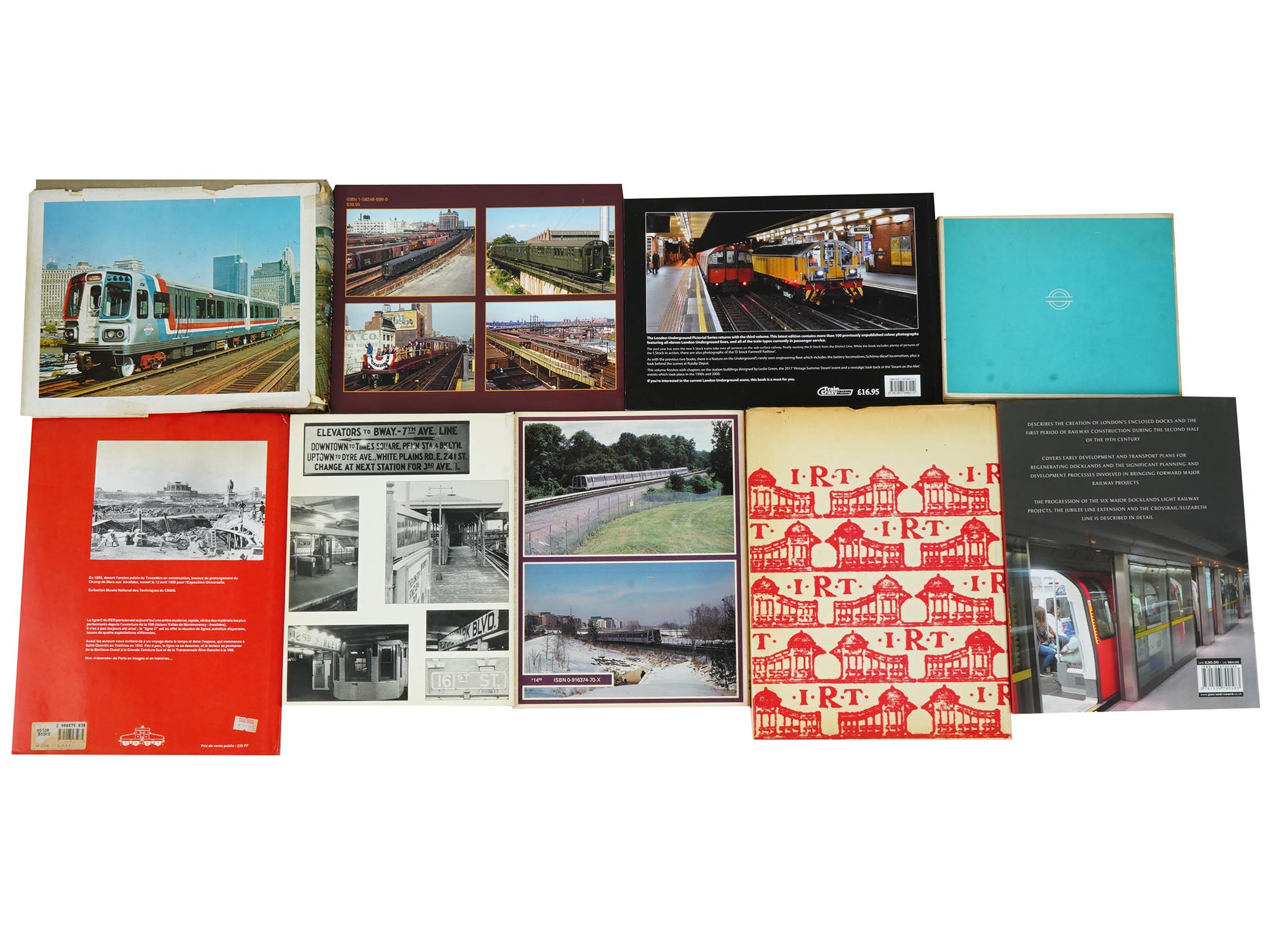 9 BOOKS AND MAGAZINES ABOUT SUBWAYS AND RAILWAYS PIC-1