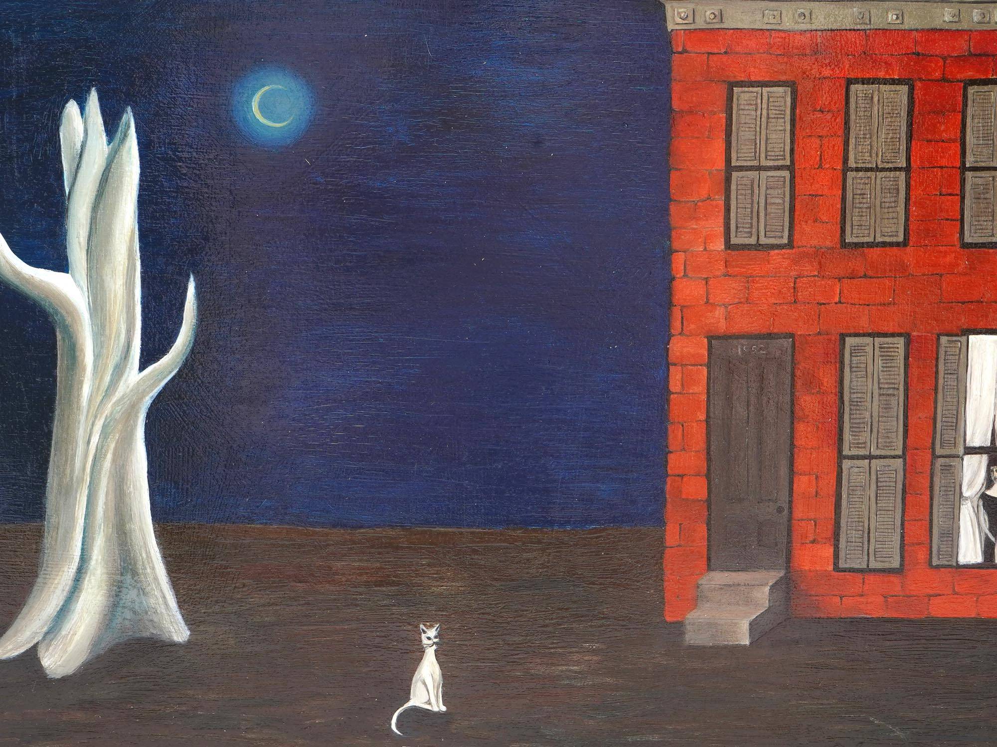 SURREALIST OIL PAINTING BY GERTRUDE ABERCROMBIE PIC-1