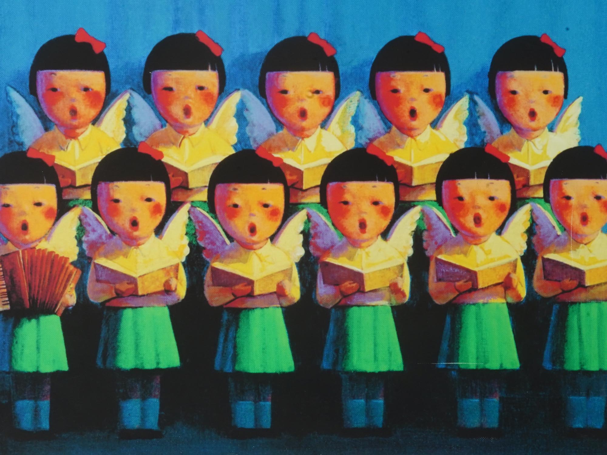 LIU YE CONTEMPORARY CHINESE SIGNED LE PRINT ON CANVAS PIC-1
