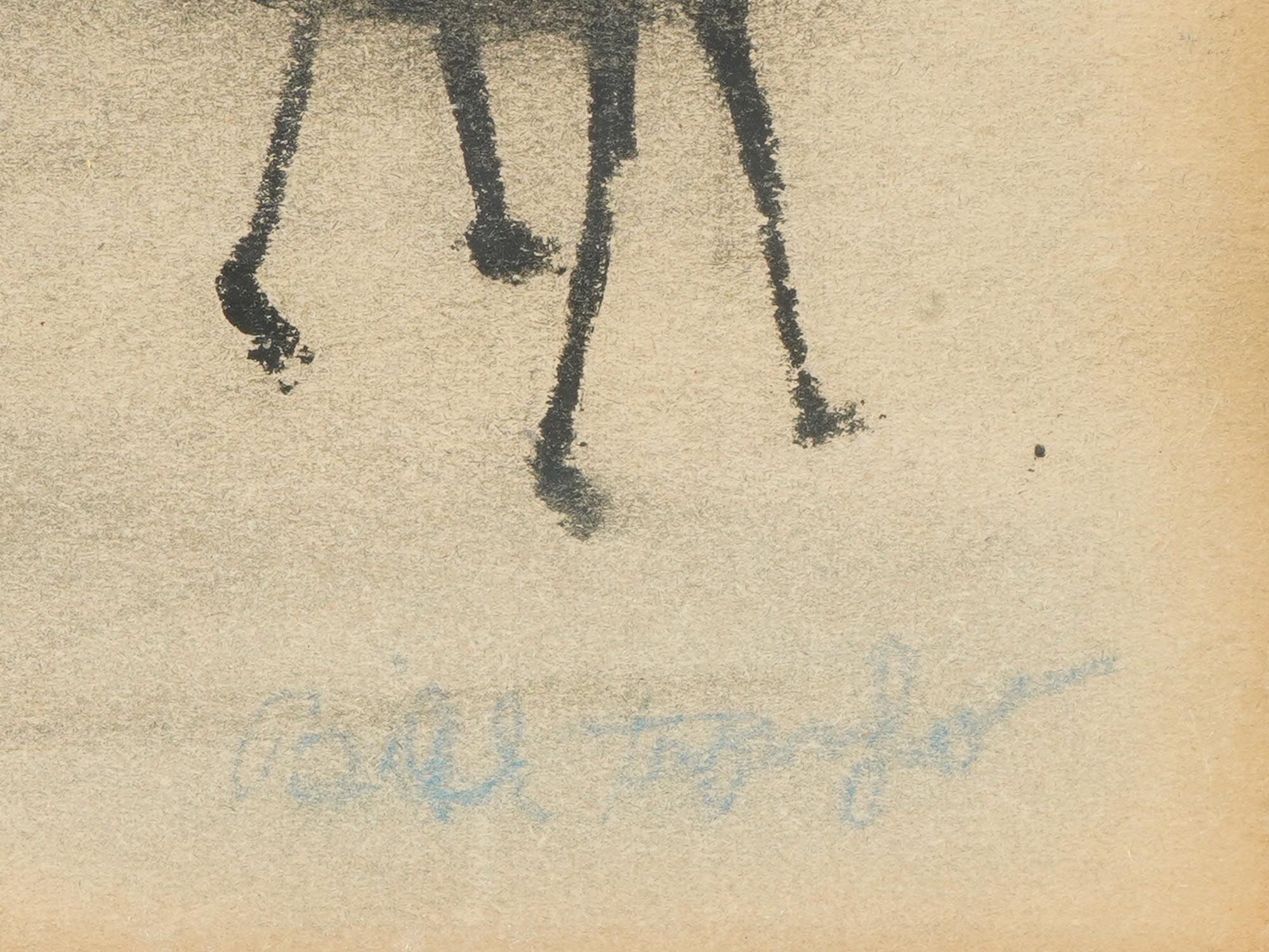 AFRO AMERICAN OIL PASTEL PAINTINGS BY BILL TRAYLOR PIC-3