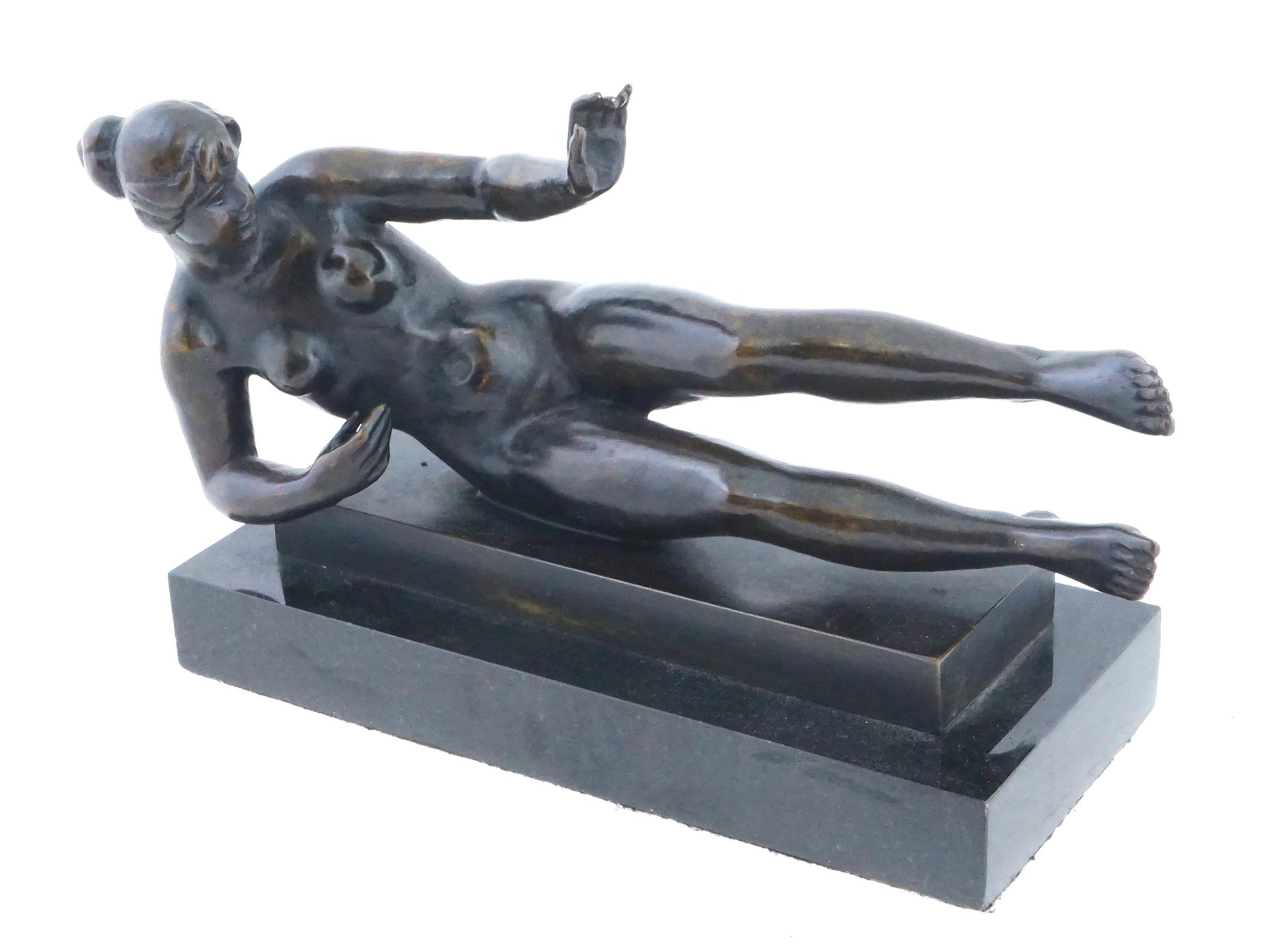 FEMALE NUDE BRONZE SCULPTURE BY ARISTIDE MAILLOL PIC-1