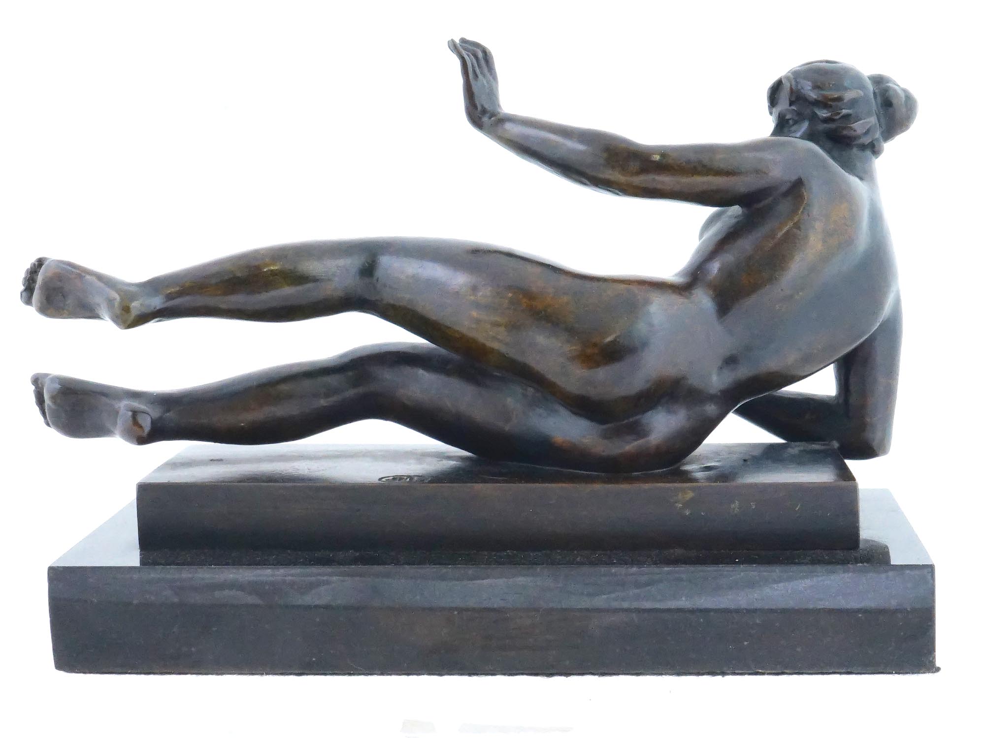 FEMALE NUDE BRONZE SCULPTURE BY ARISTIDE MAILLOL PIC-3