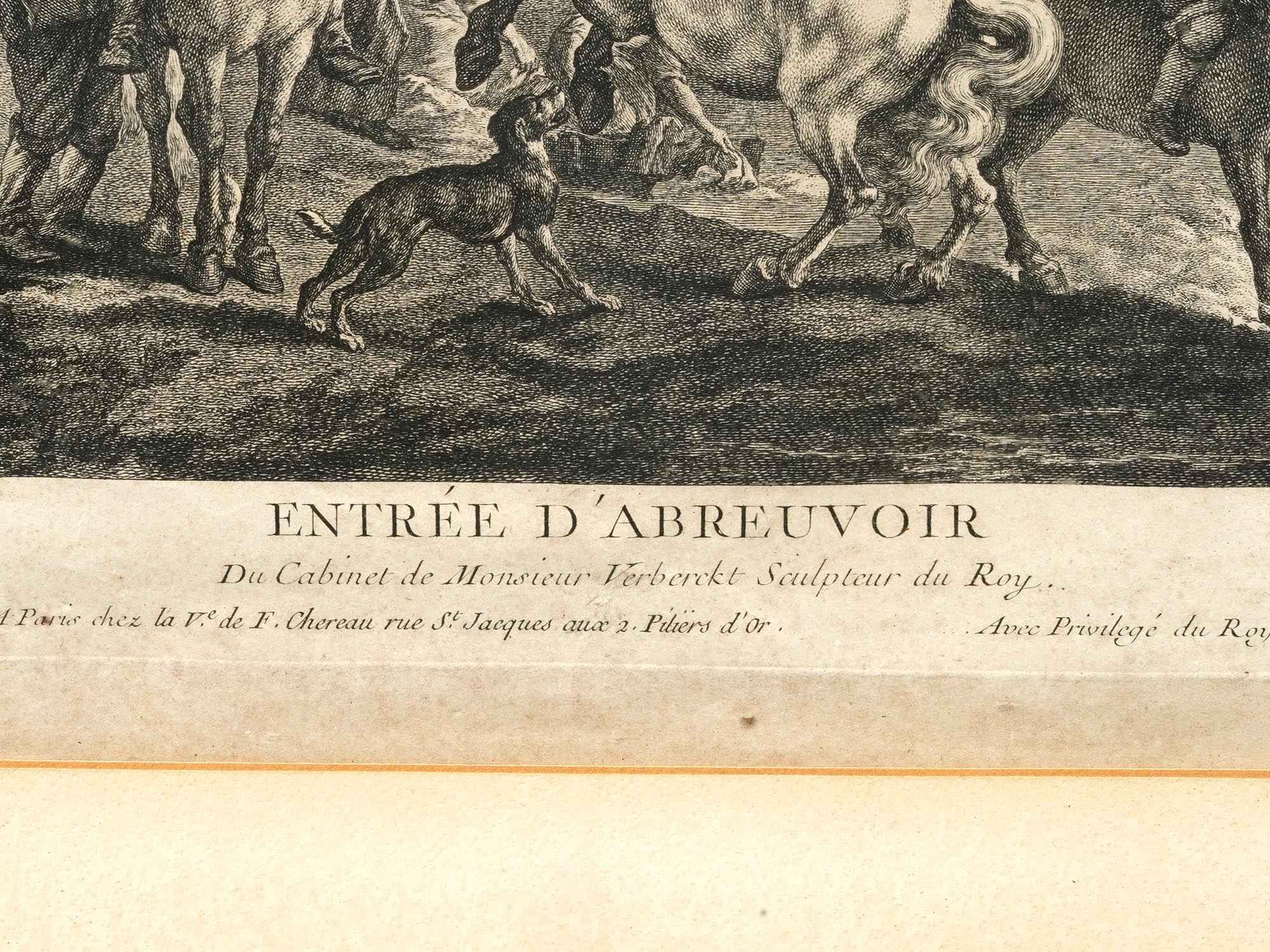 ANTIQUE FRENCH ENGRAVING AFTER PHILIPS WOUWERMAN PIC-5