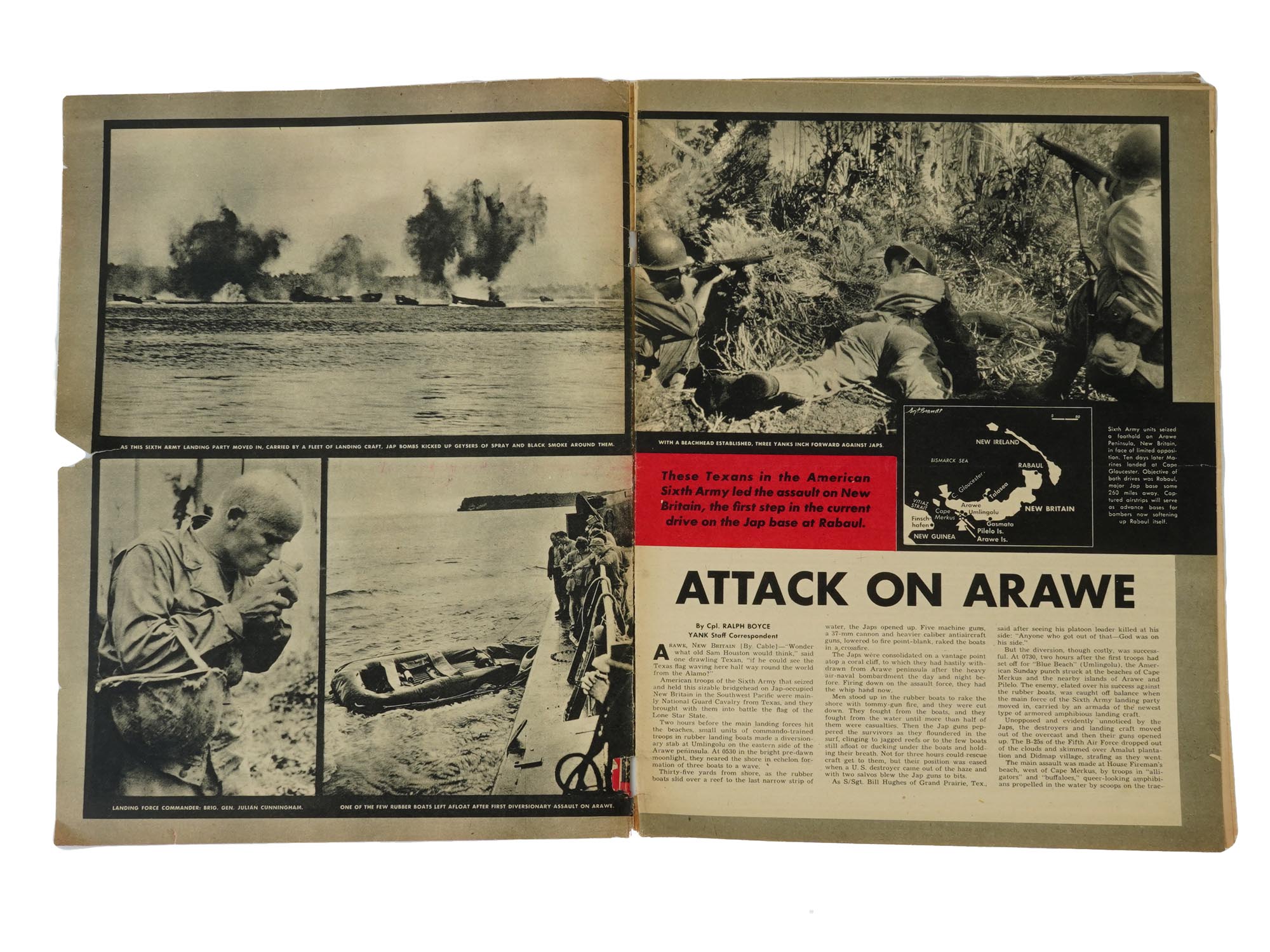 WWII AMERICAN NEWSPAPERS AND YANK MAGAZINE ISSUES PIC-8