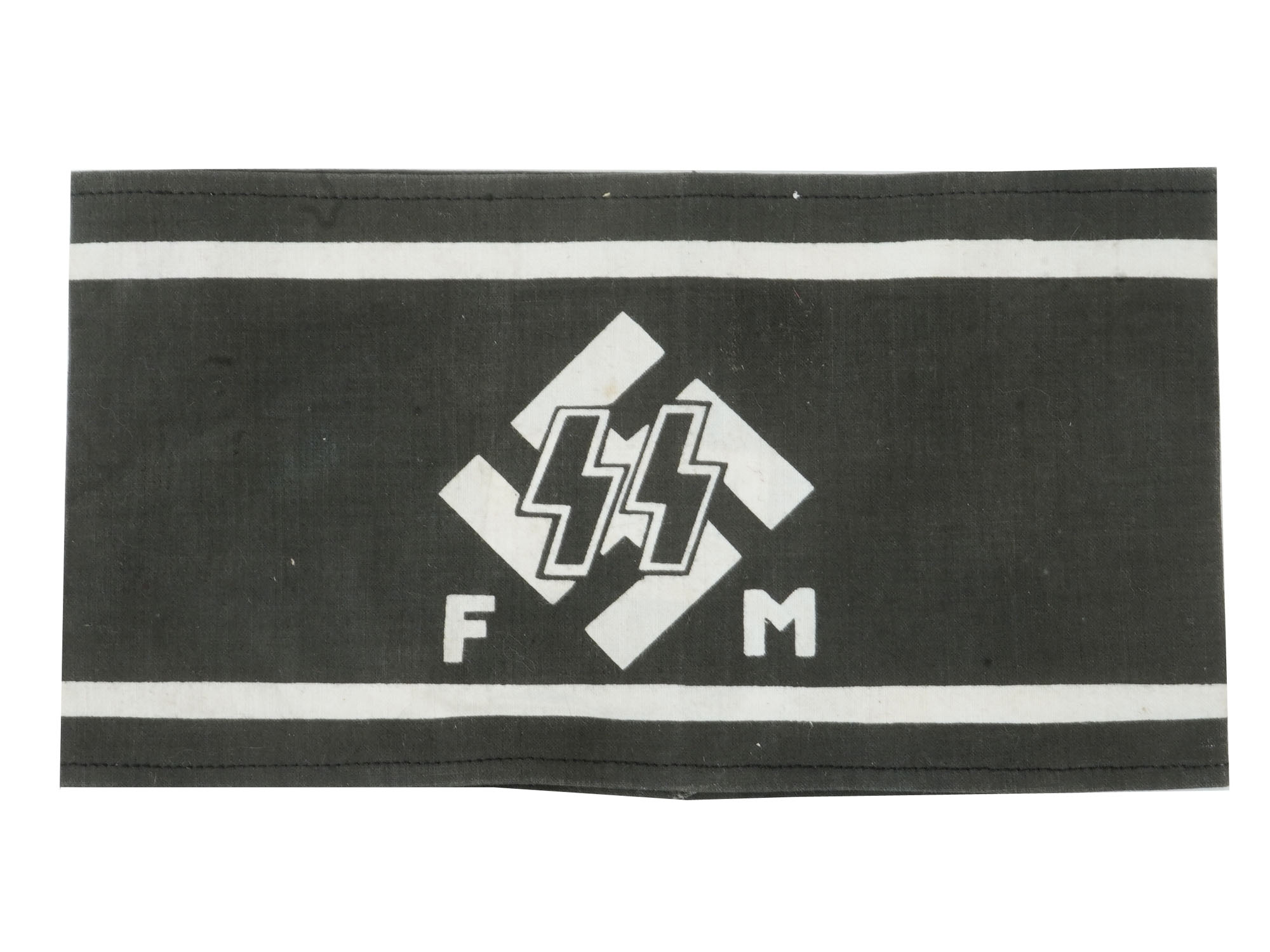 WWII NAZI GERMAN THIRD REICH SS MEMBERSHIP ARMBAND PIC-0