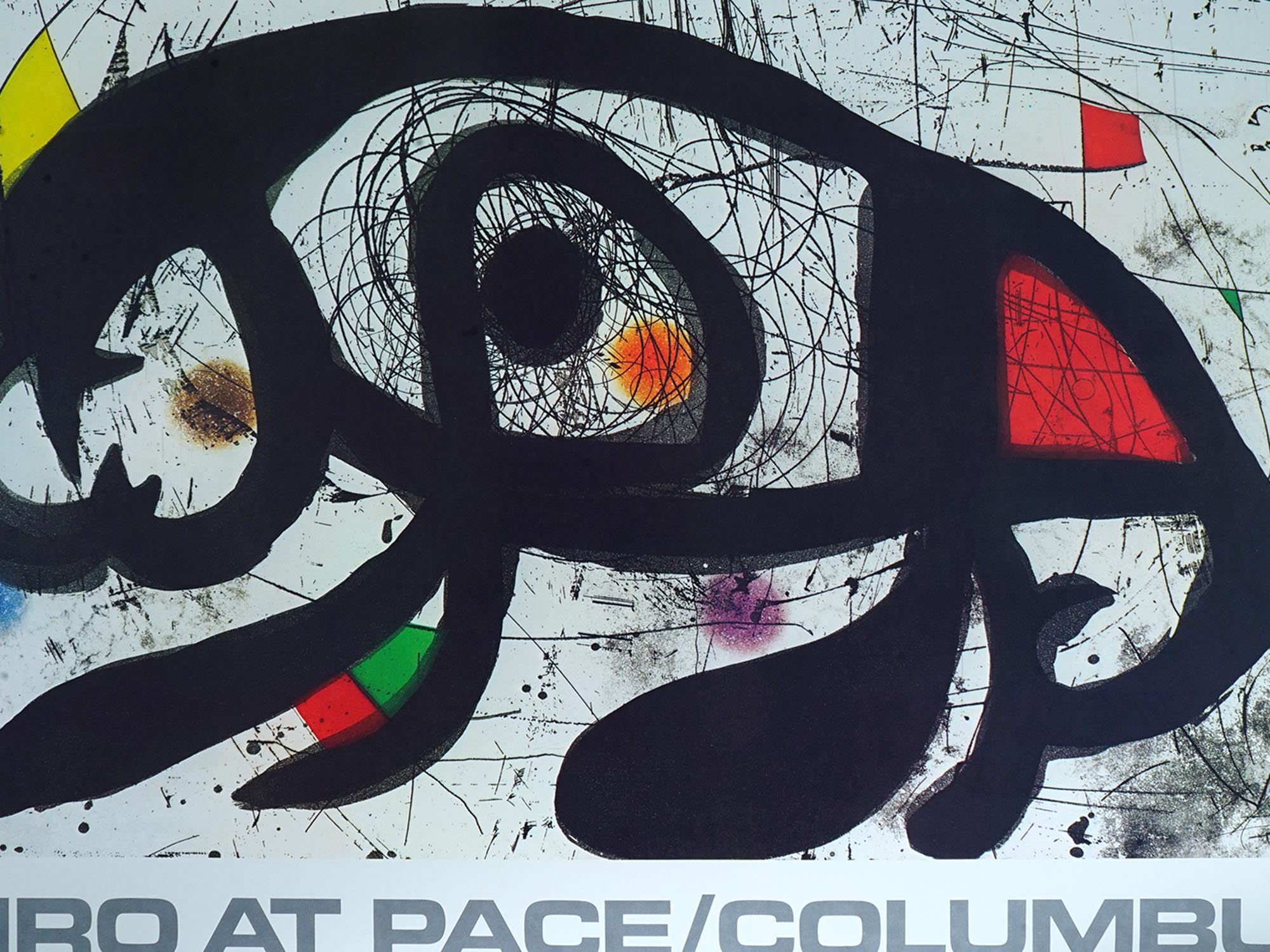 1979 PACE COLUMBUS EXHIBITION POSTER BY JOAN MIRO PIC-1