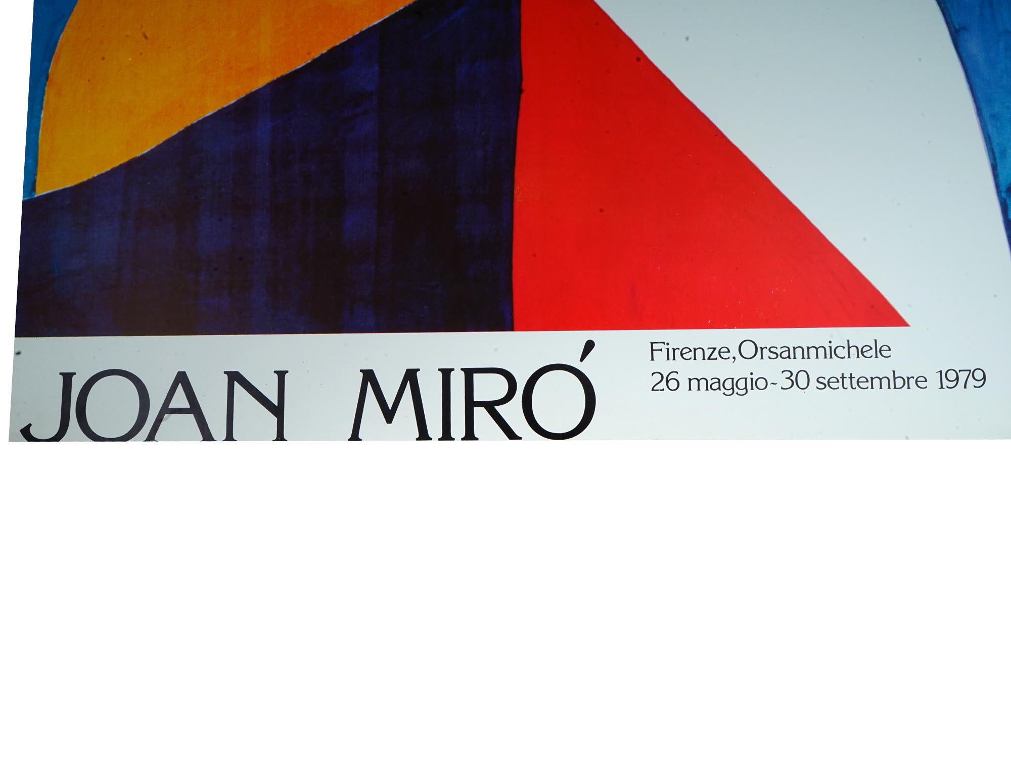 1979 ORSANMICHELE EXHIBITION POSTER BY JOAN MIRO PIC-2
