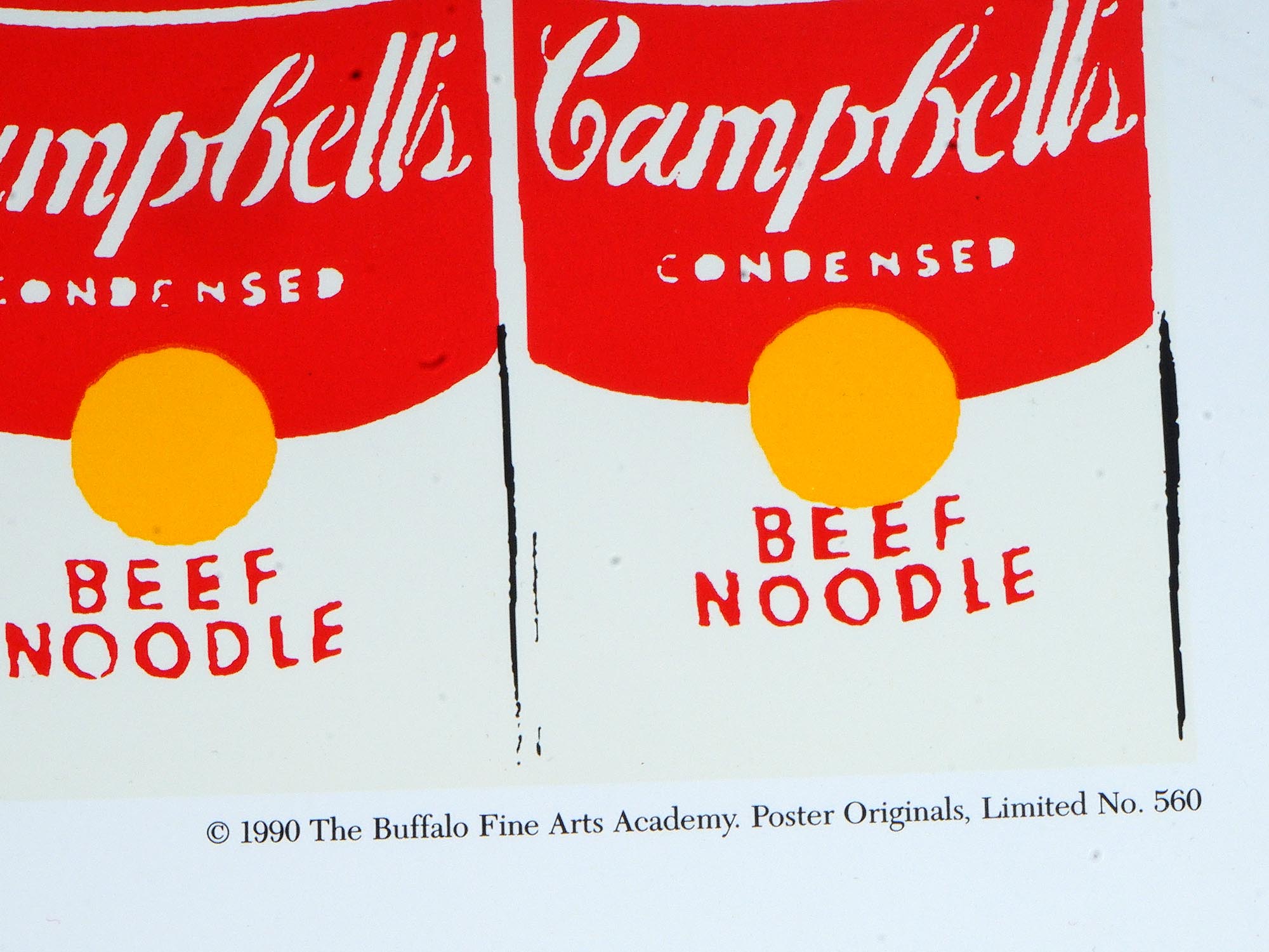 100 CANS POSTER ALBRIGHT KNOX GALLERY ANDY WARHOL PIC-2