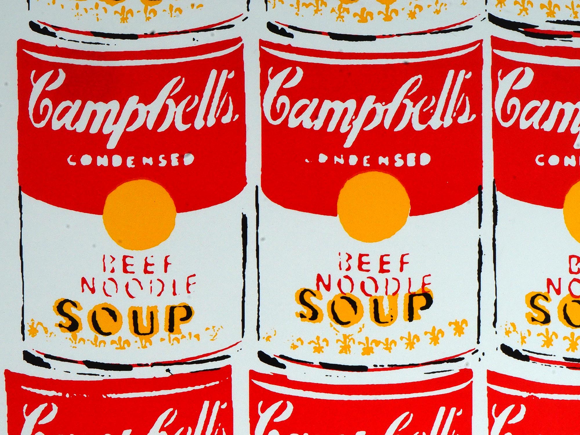 100 CANS POSTER ALBRIGHT KNOX GALLERY ANDY WARHOL PIC-3
