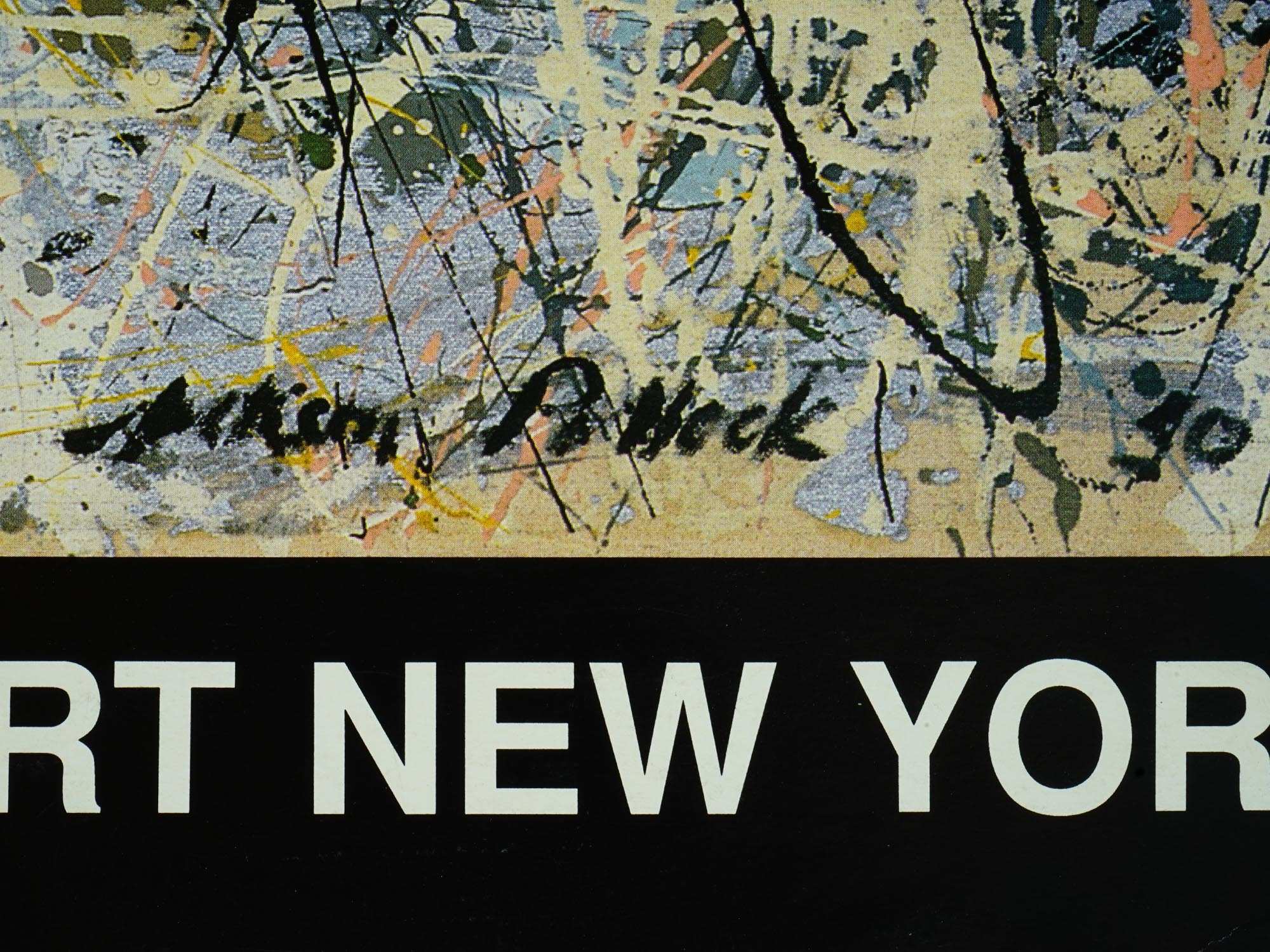 JACKSON POLLOCK METROPOLITAN MUSEUM OF ART POSTER PIC-4