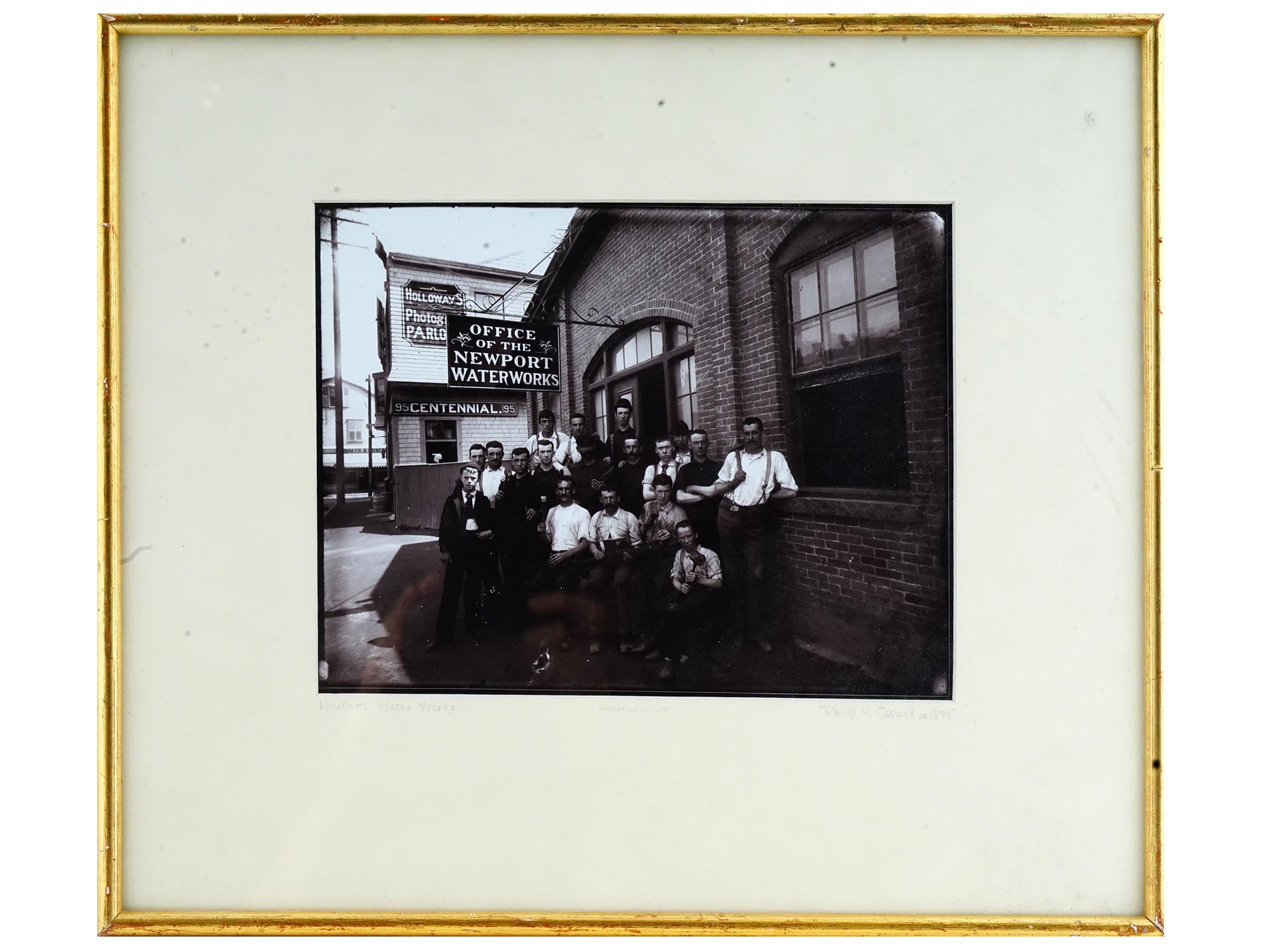 ANTIQUE AMERICAN PHOTOGRAPH BY PHILIP H. CASWELL PIC-0