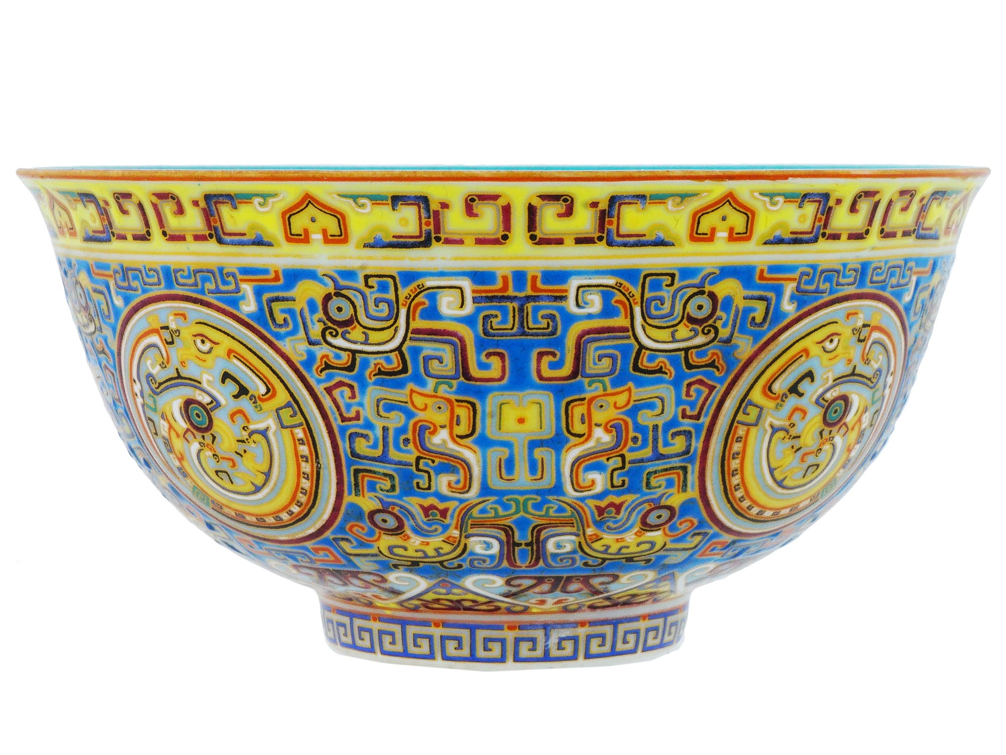 CHINESE REPUBLIC PERIOD HAND ENAMEL PORCELAIN BOWL PIC-1