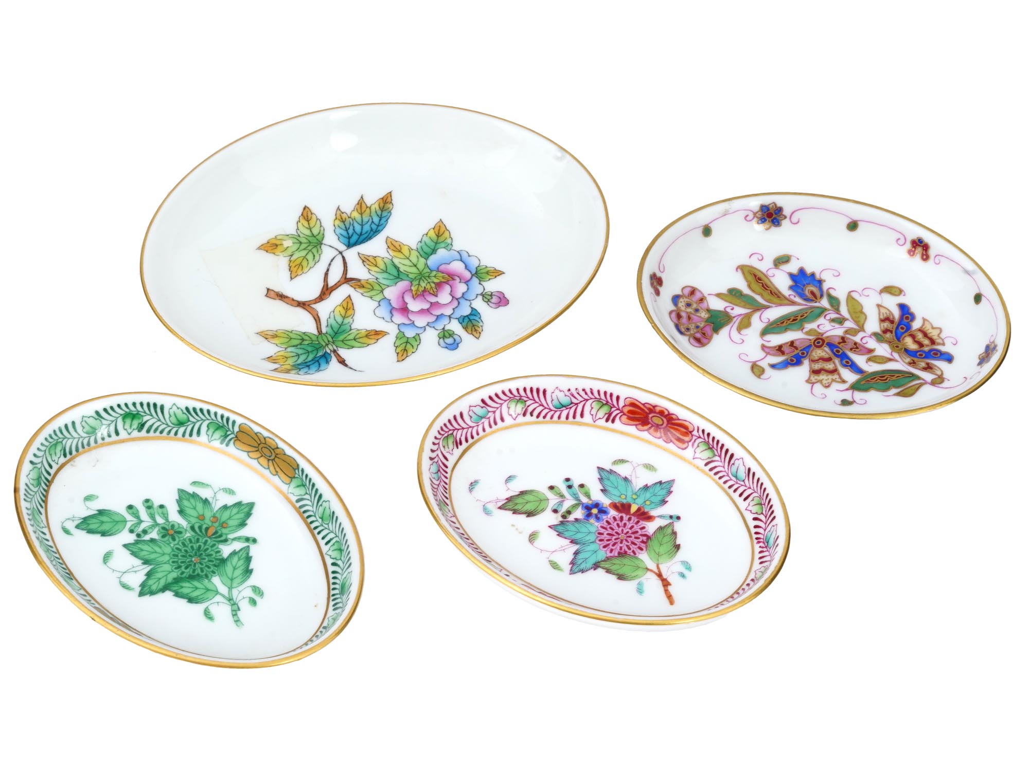 HUNGARIAN MINIATURE PORCELAIN PLATES BY HEREND PIC-0