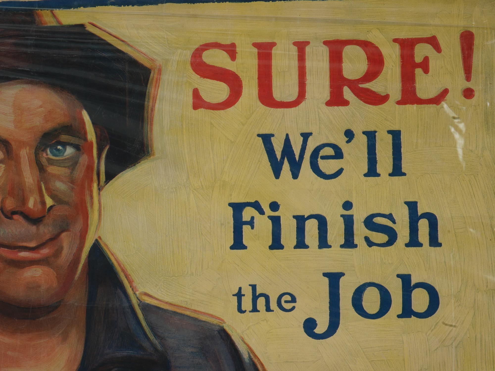 WWI POSTER SURE WE WILL FINISH THE JOB BENEKER PIC-2