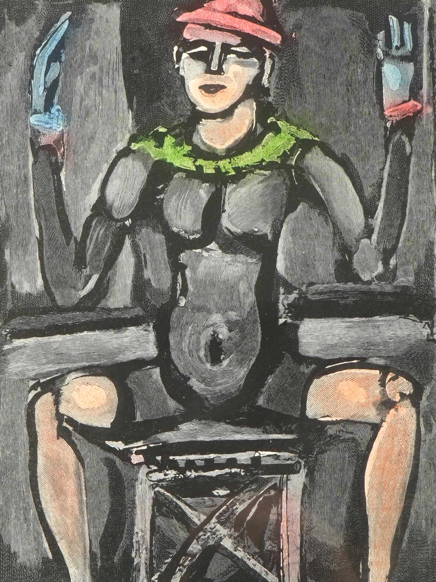 GEORGES ROUAULT FRENCH CIRCUS WOODBLOCK PRINT W COA PIC-1