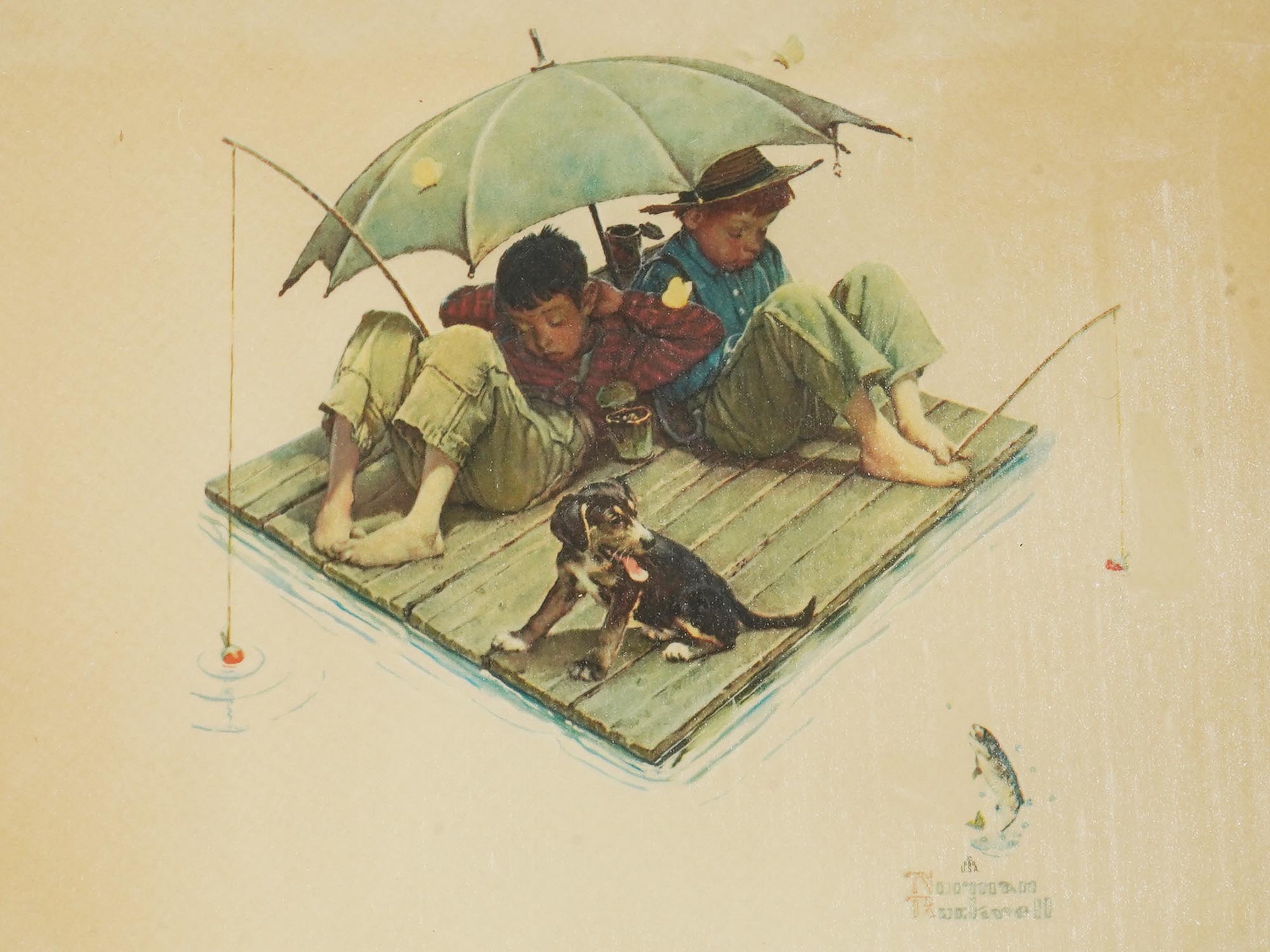 AMERICAN PRINTS OF CHILDREN BY NORMAN ROCKWELL PIC-3