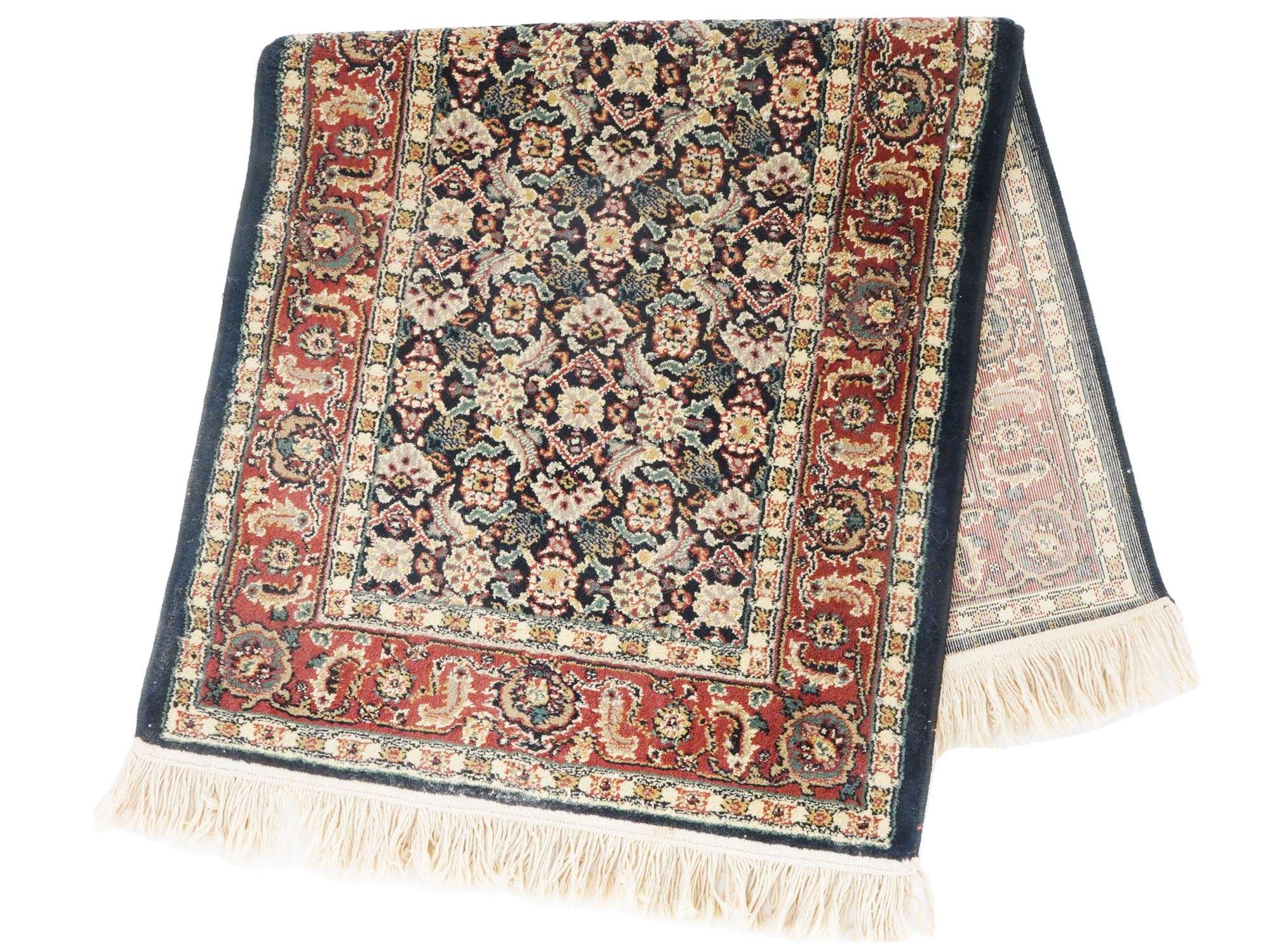 VINTAGE CAUCASIAN HAND KNOTTED WOOL PRAYER RUG PIC-0