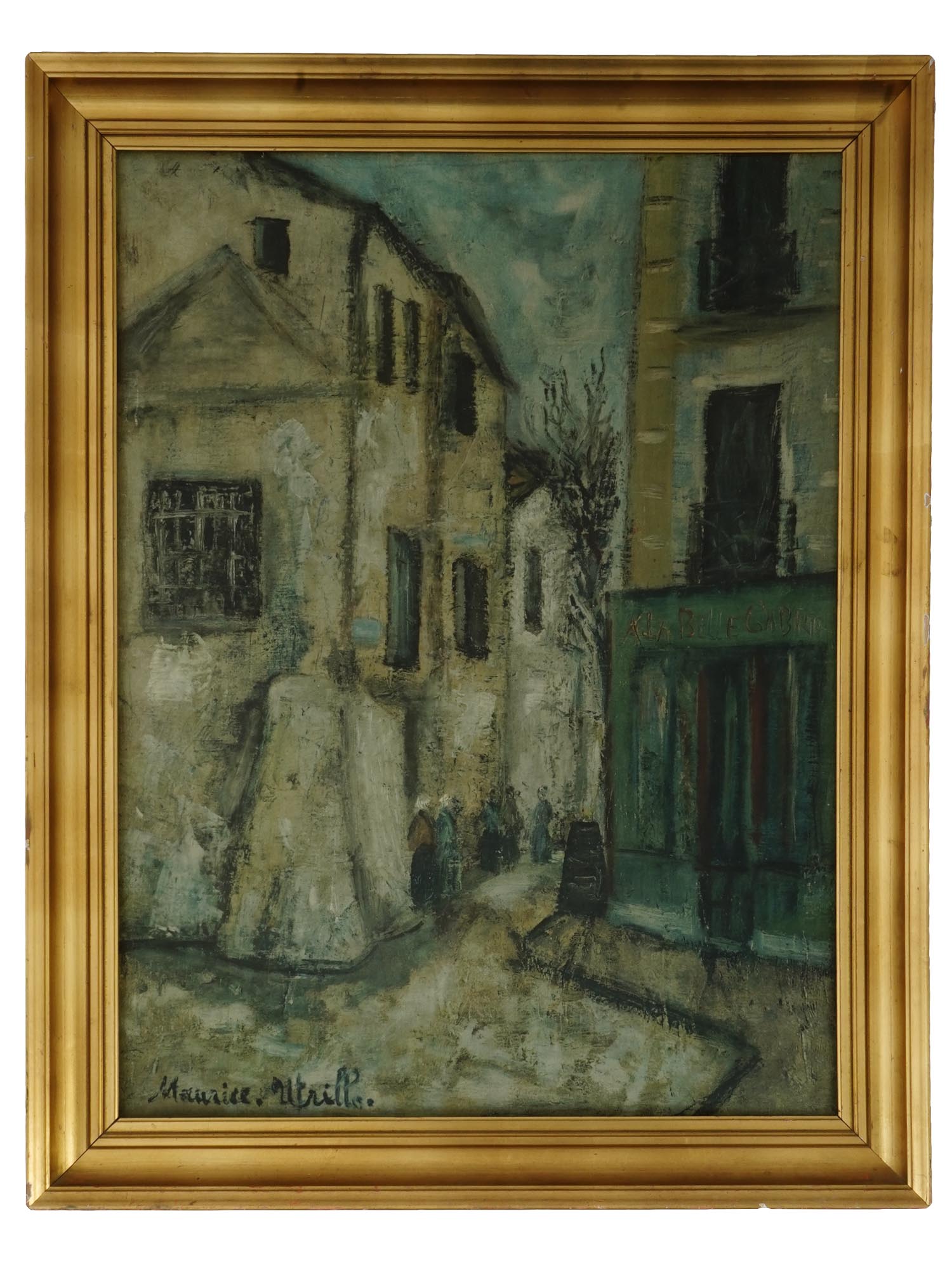 FRENCH GICLEE PRINT ON CANVAS AFTER MAURICE UTRILLO PIC-0
