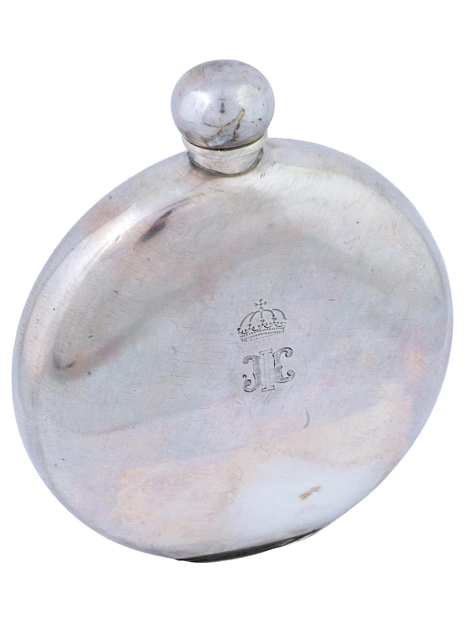 VINTAGE AMERICAN TIFFANY AND CO ROUND FLASK PIC-0