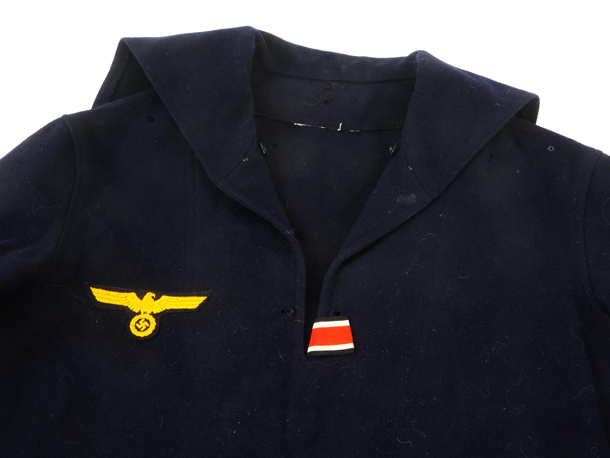 WWII NAZI GERMAN KRIEGSMARINE U-BOAT SAILORS SHIRT PIC-2