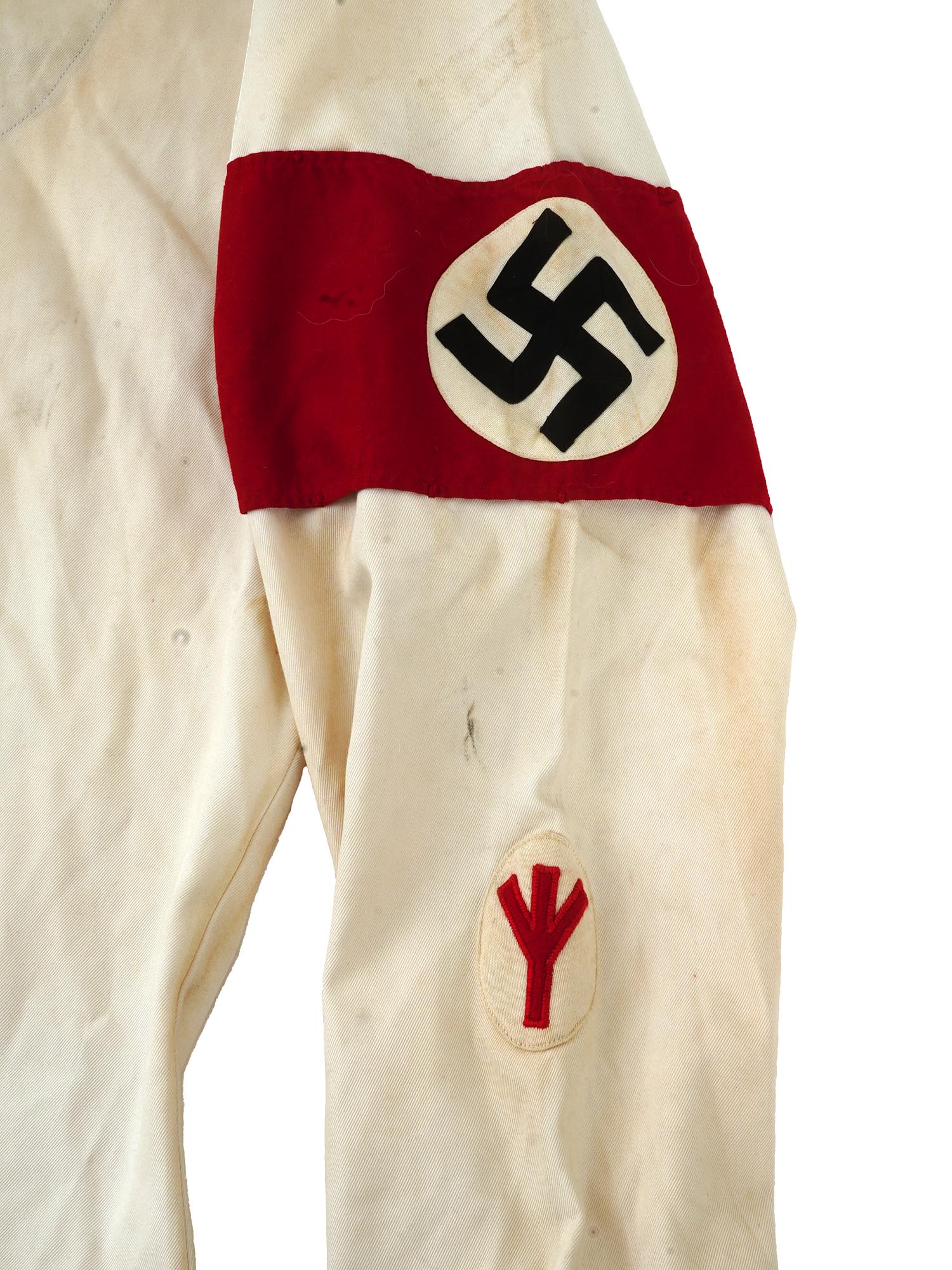 WWII NAZI GERMAN WHITE KRIEGSMARINE UNIFORM SHIRT PIC-3