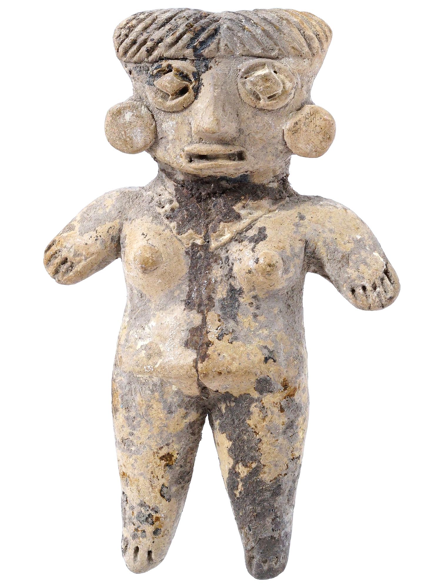 PRE COLUMBIAN CHUPICUARO FEMALE FIGURINE C 500 BC PIC-2