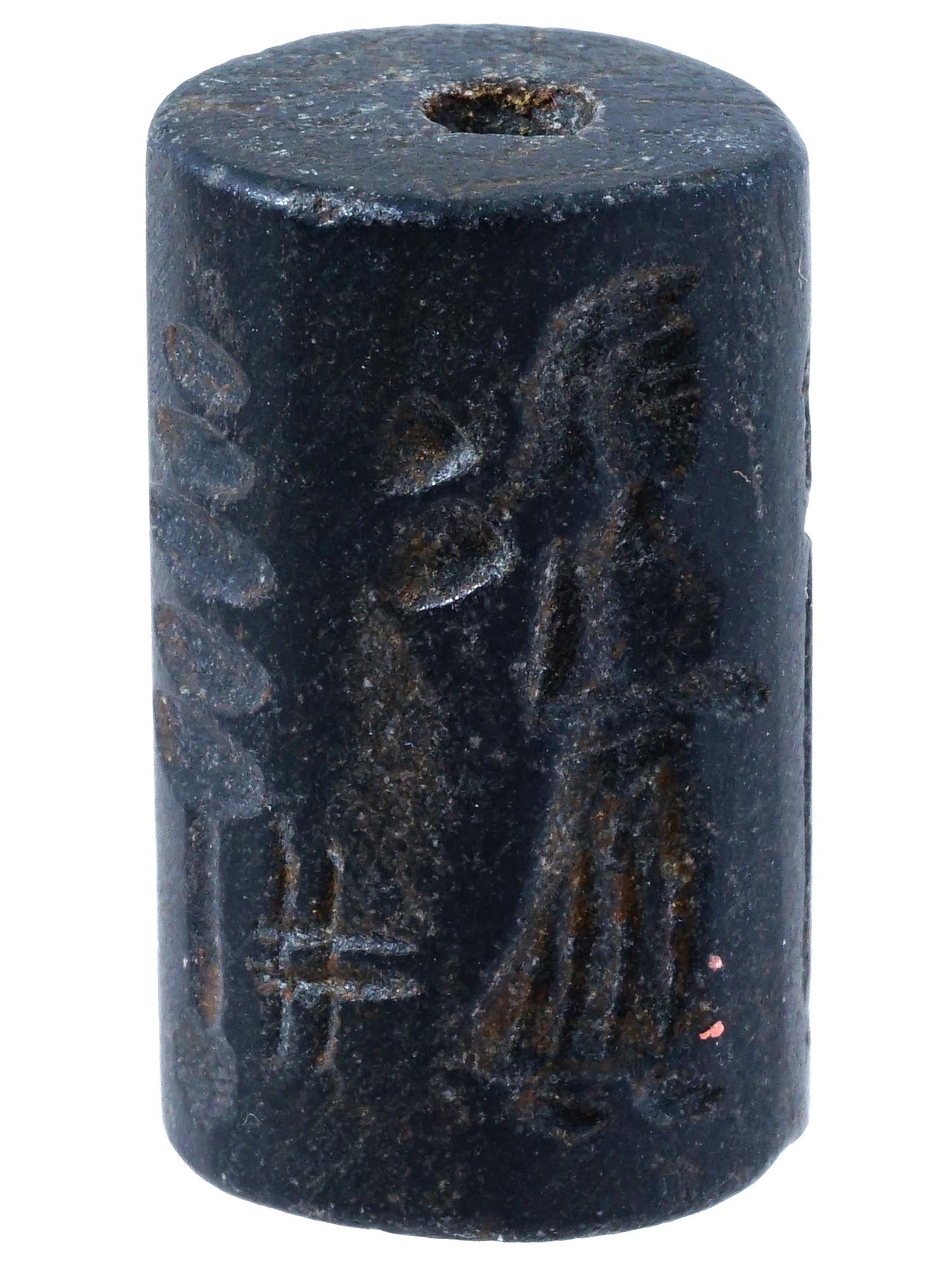 ANCIENT MESOPOTAMIAN MITANNI KINGDOM CYLINDER SEAL PIC-2