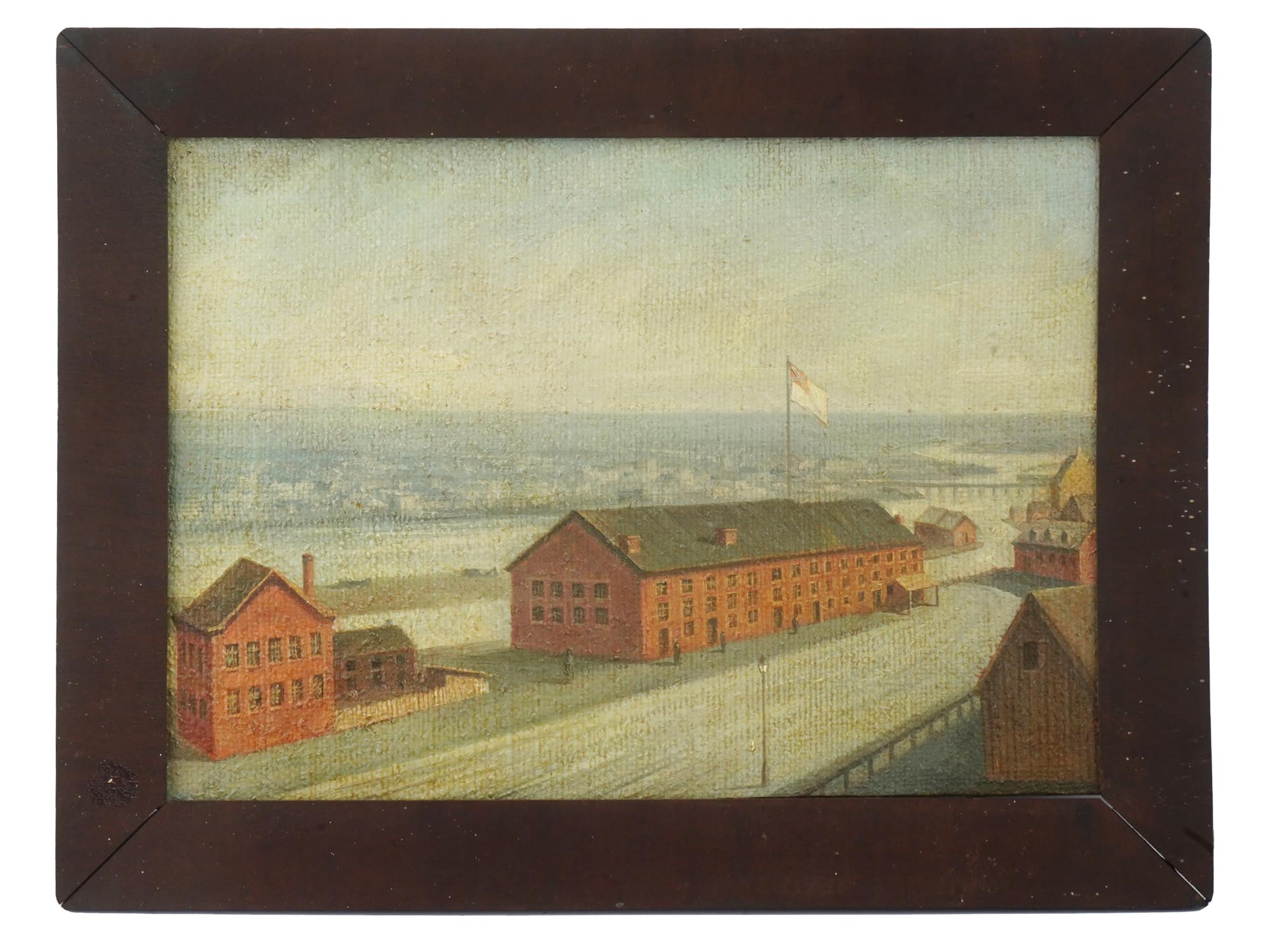 AMERICAN LIBBY PRISON PAINTING MARTIN B. LEISSER PIC-0