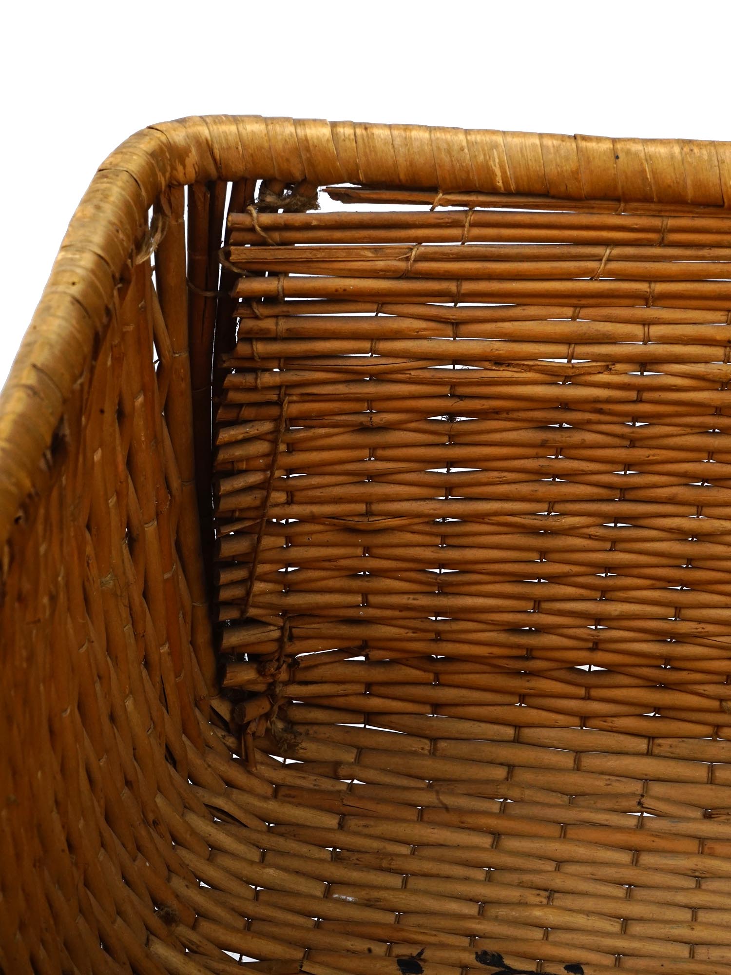 ANTIQUE CHINESE REPUBLIC ERA WICKER MARKET BASKETS PIC-7