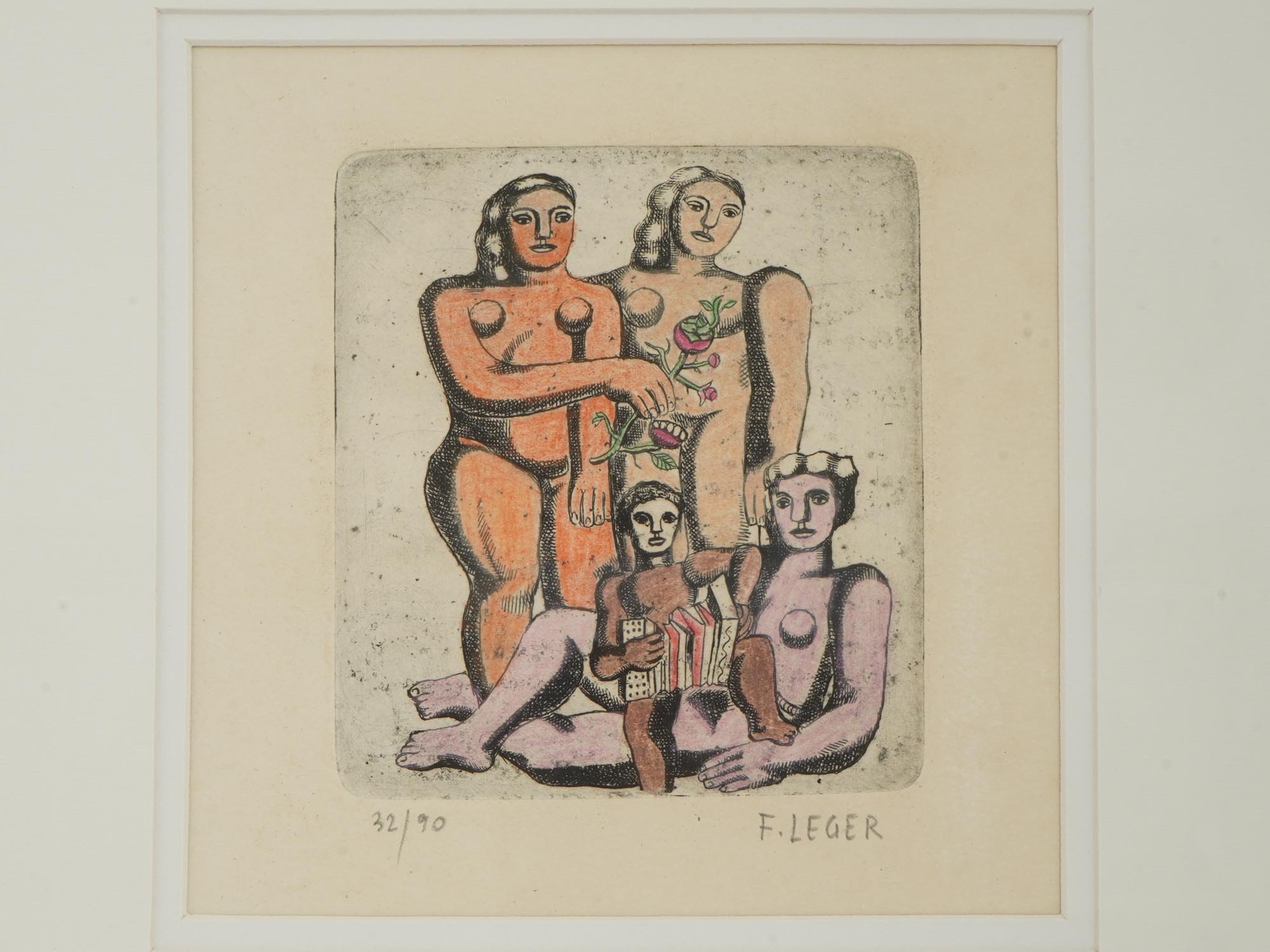 FRENCH FERNAND LEGER LIMITED EDITION ETCHING 1971 PIC-1